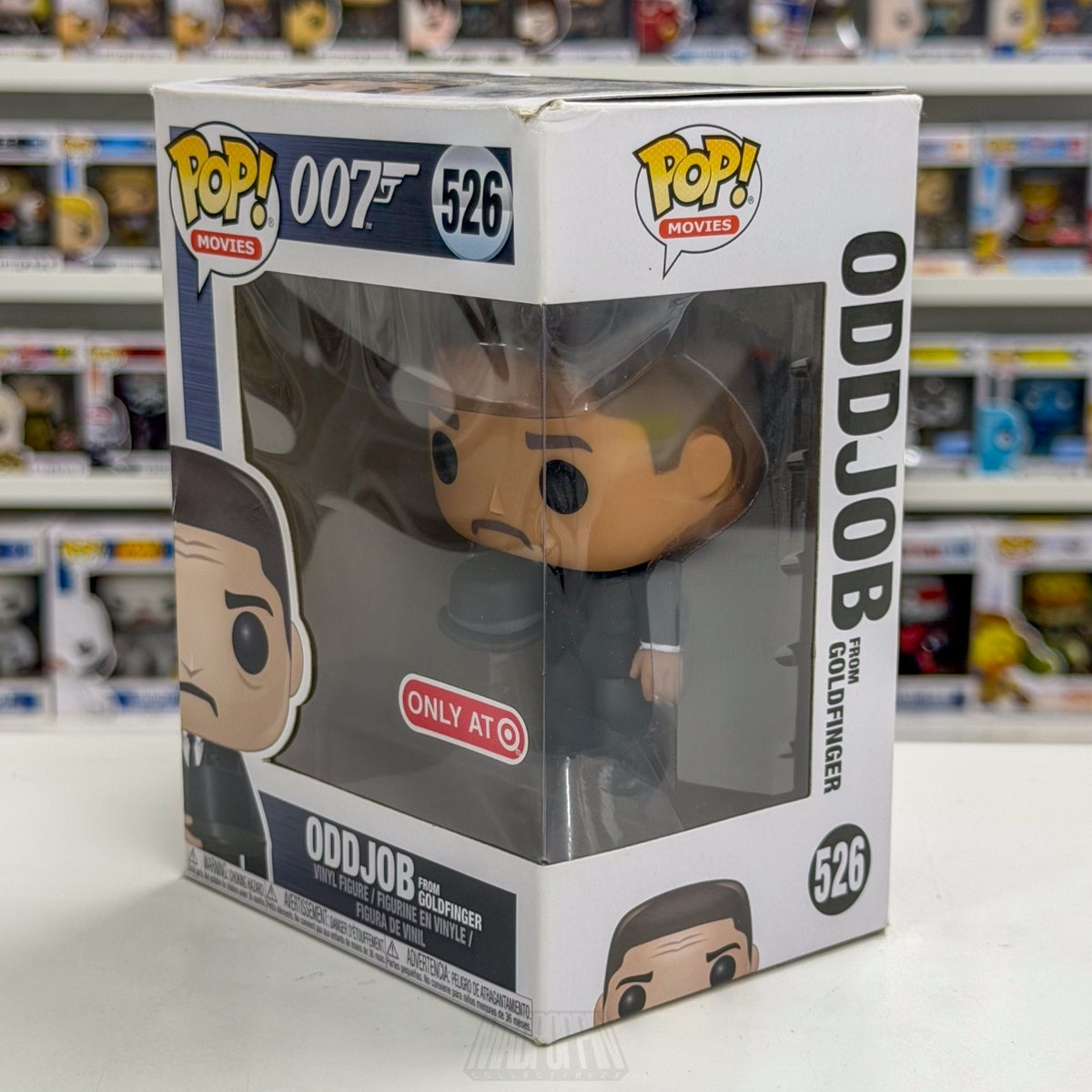 Funko Pop Movies 007 Oddjob Goldfinger Throwing Hat Target 526 Toy Vinyl Figure