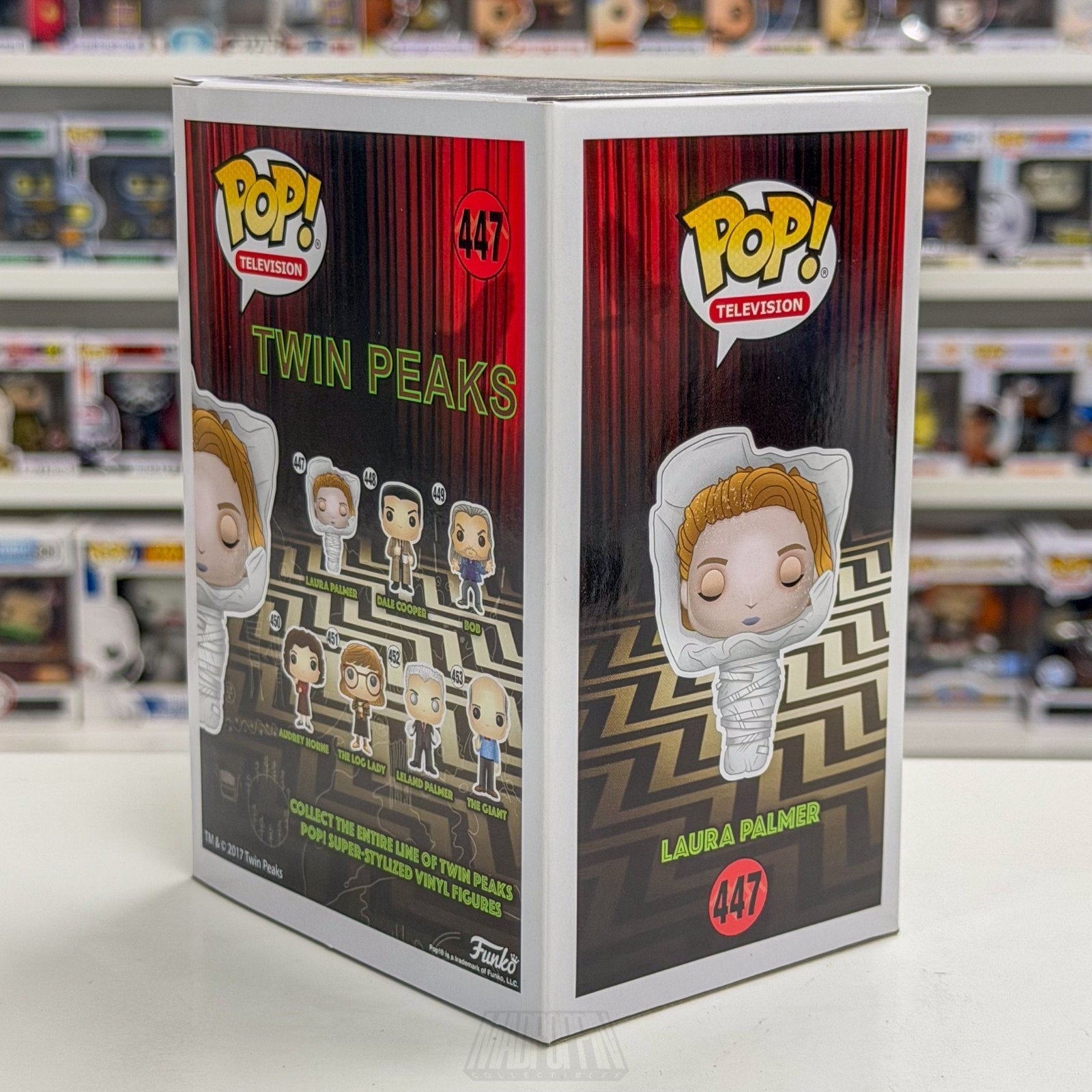 Funko Pop TV Twin Peaks Laura Palmer Wrapped Plastic 447 Vaulted Rare Toy Figure