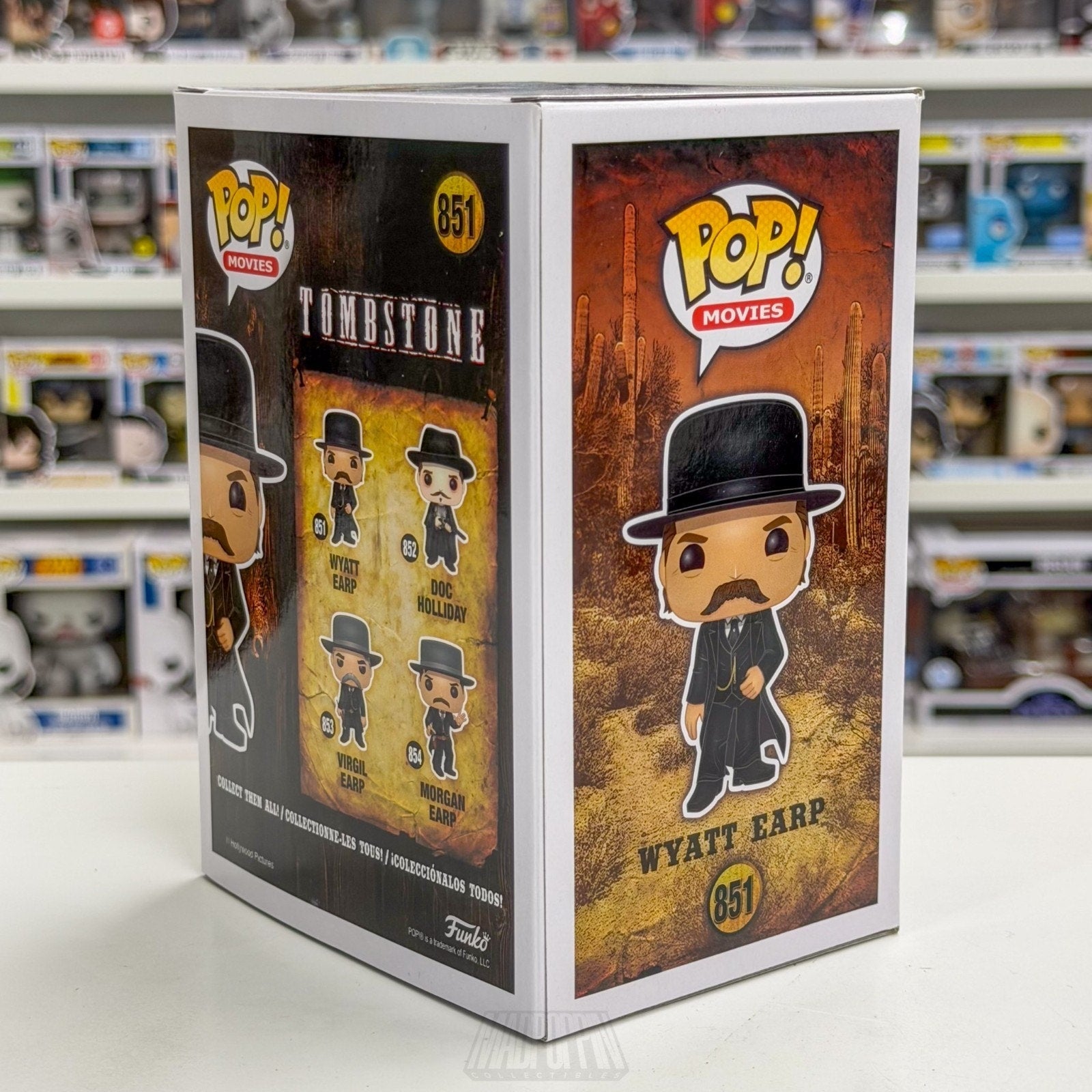 Funko Pop Movies Tombstone Wyatt Earp 851 Western Cowboys Outlaws Vinyl Figure