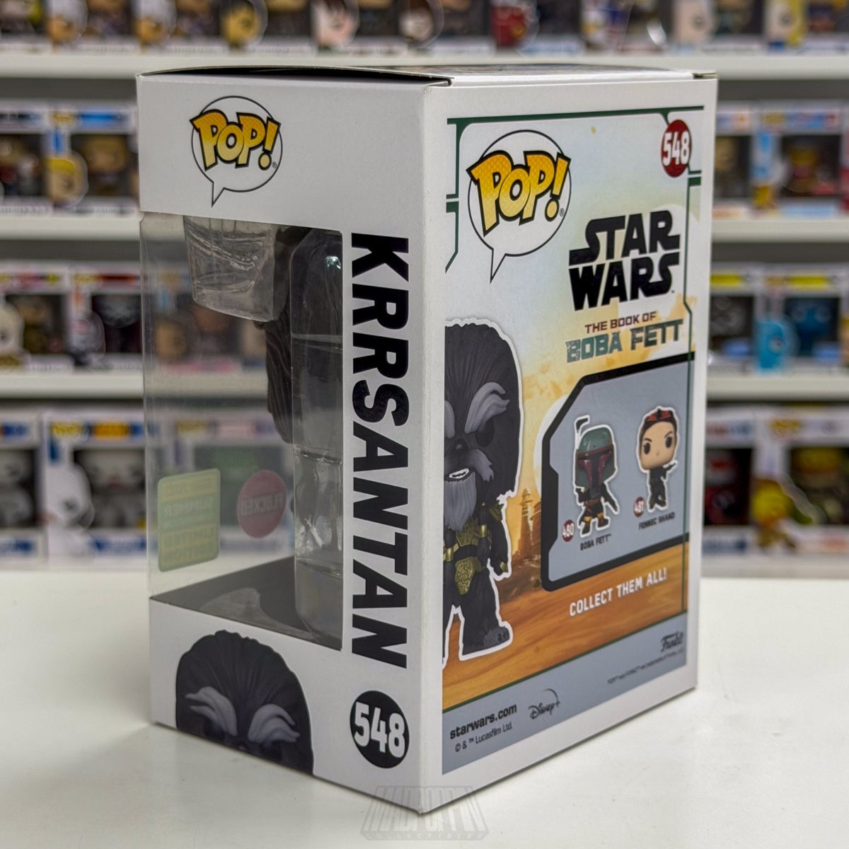 Funko Pop Star Wars Book of Boba Fett Krrsantan Flocked SDCC 548 Vinyl Figure