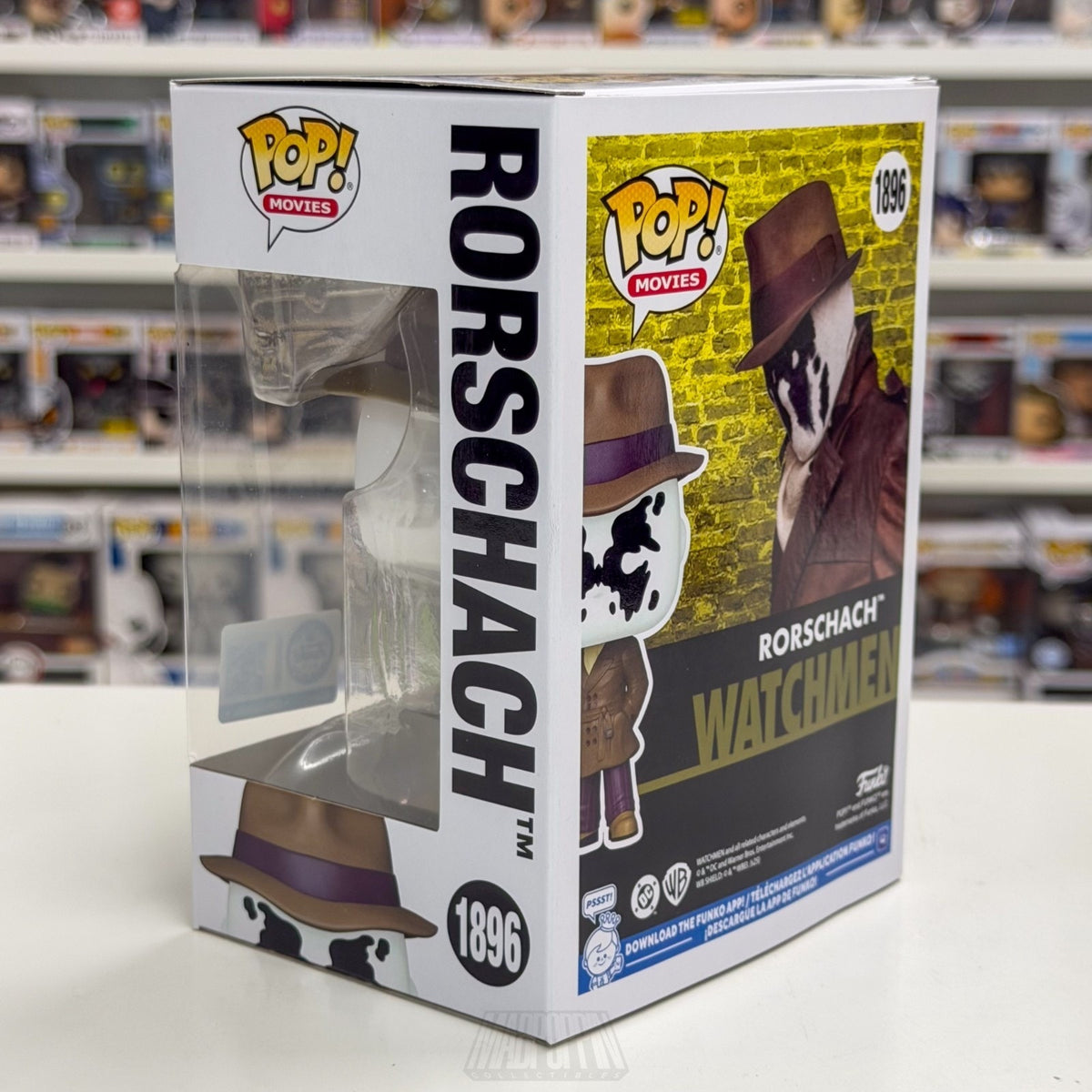 Funko Pop DC Comics Movies Watchmen Rorschach Exclusive 1896 Toy Vinyl Figure