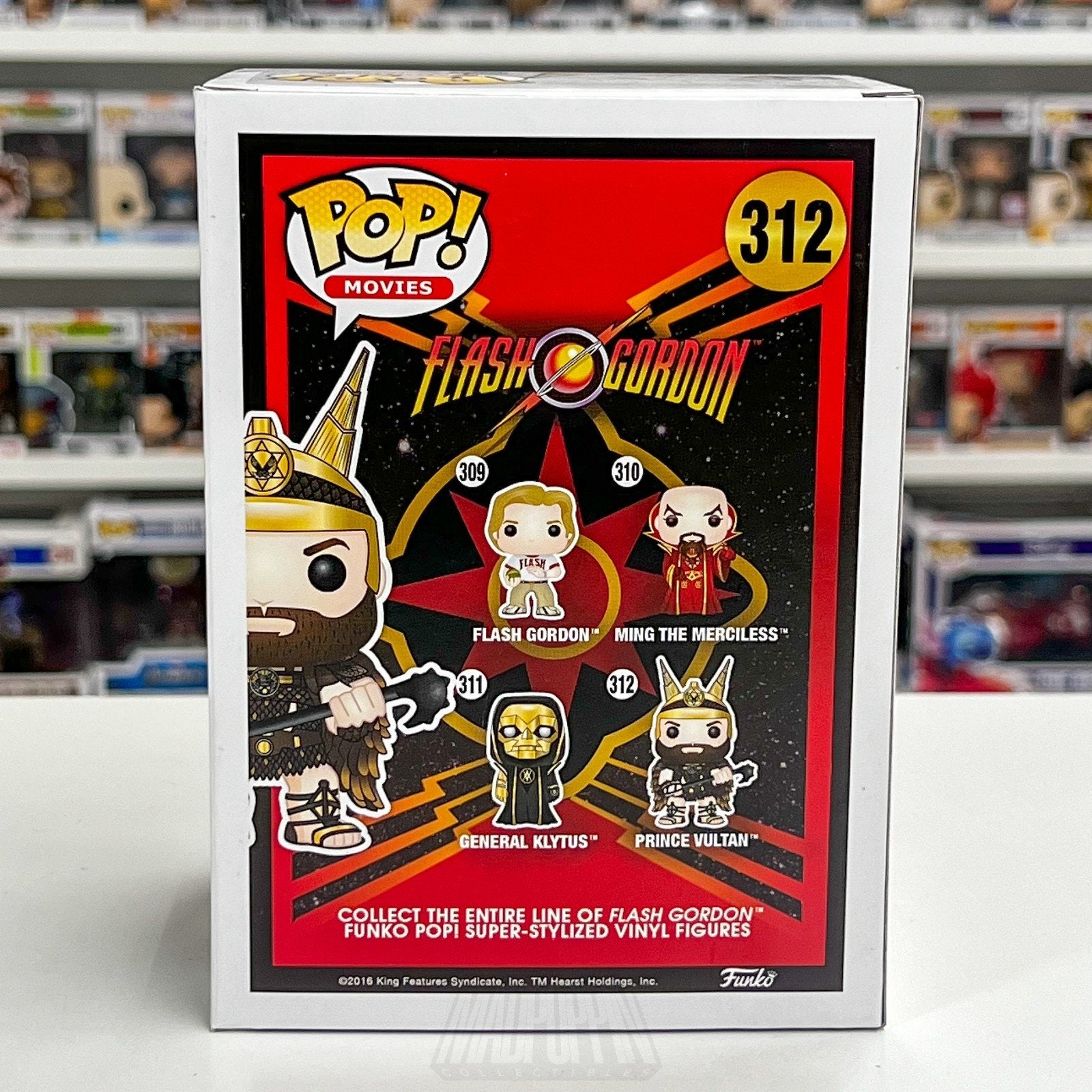 Funko Pop Movies Flash Gordon Prince Vultan 312 Space Opera Toy Vinyl Figure