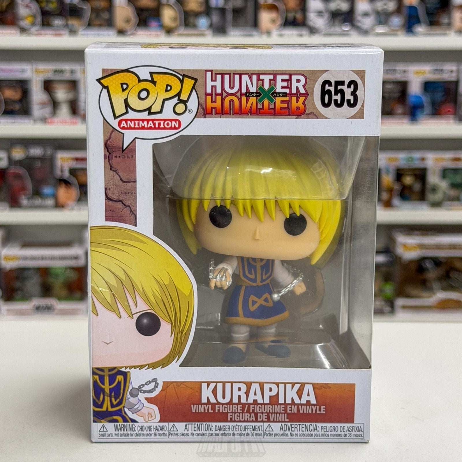 Funko Pop Anime Hunter x Hunter Kurapika 653 Japanese Manga Toy Vinyl Figure