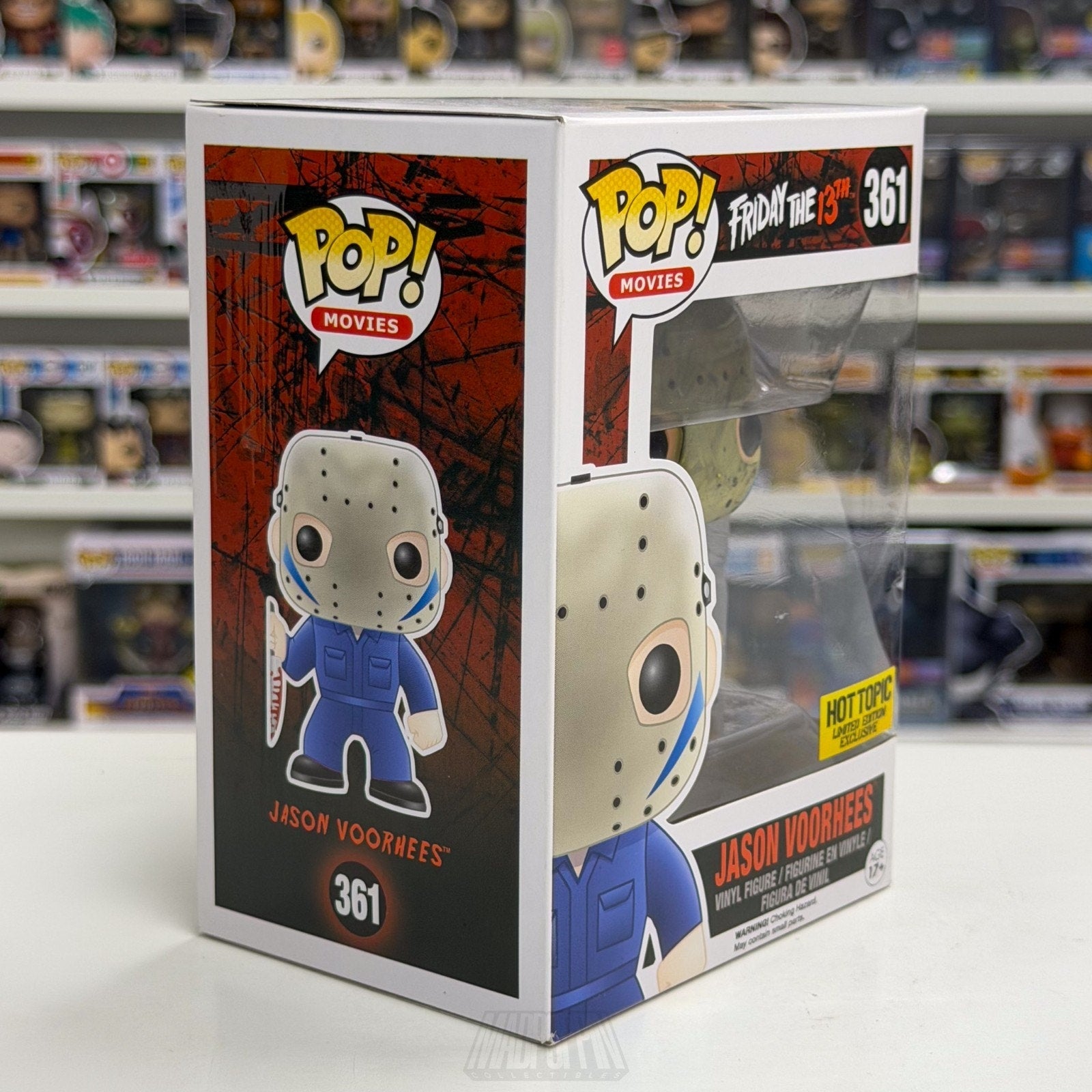 Funko Pop Movies Friday 13th Jason Voorhees Part V Blue Hot Topic 361 Toy Figure