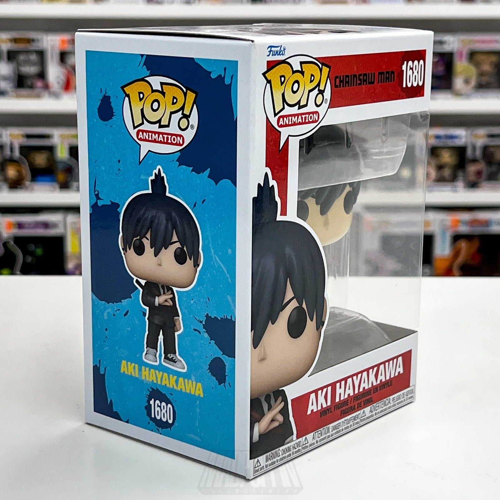 Funko Pop! Animation Chainsaw Man Aki Hayakawa 1680 Vinyl Figure Anime Box