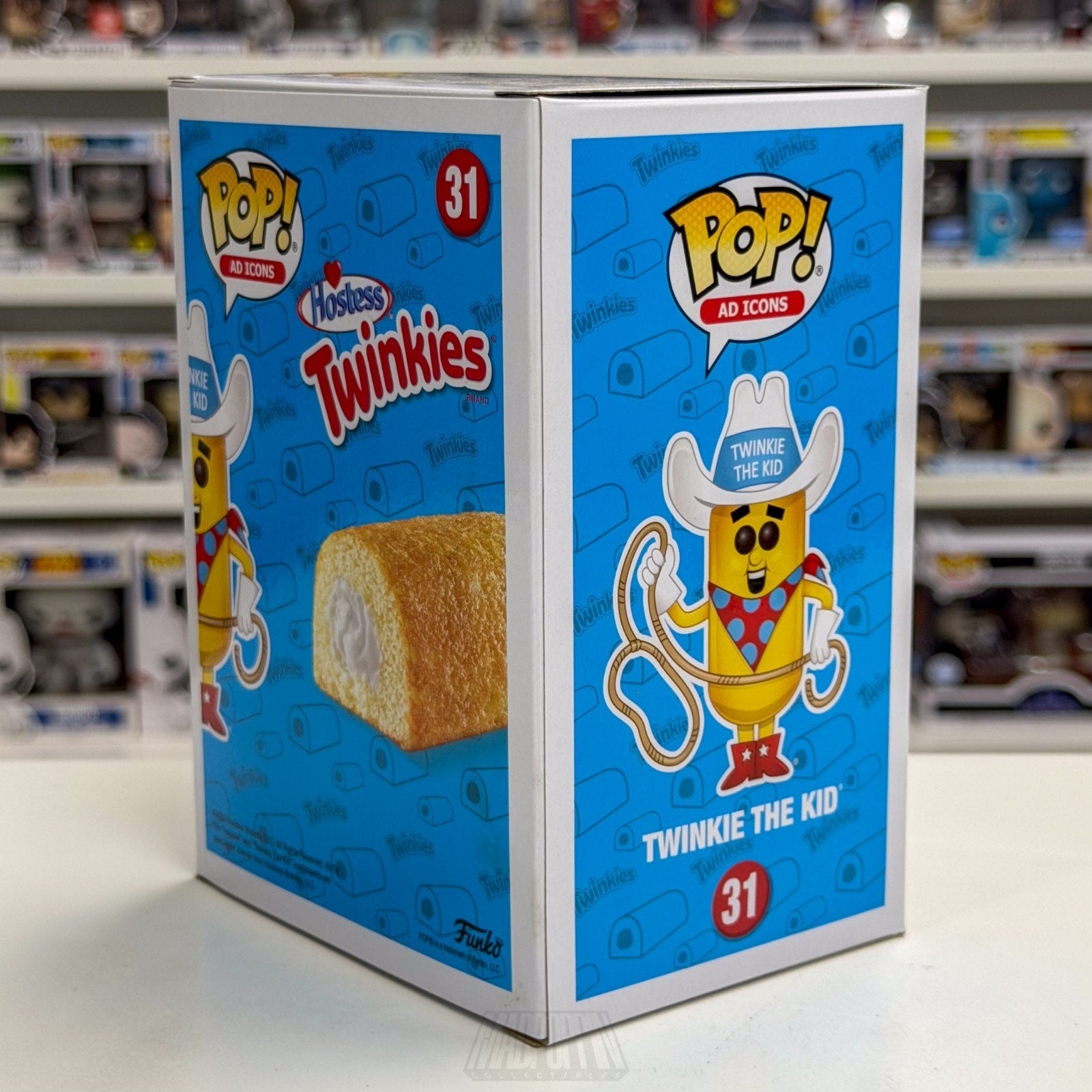 Funko Pop Ad Icons Twinkie the Kid Metallic Target 31 Snack Mascot Vinyl Figure