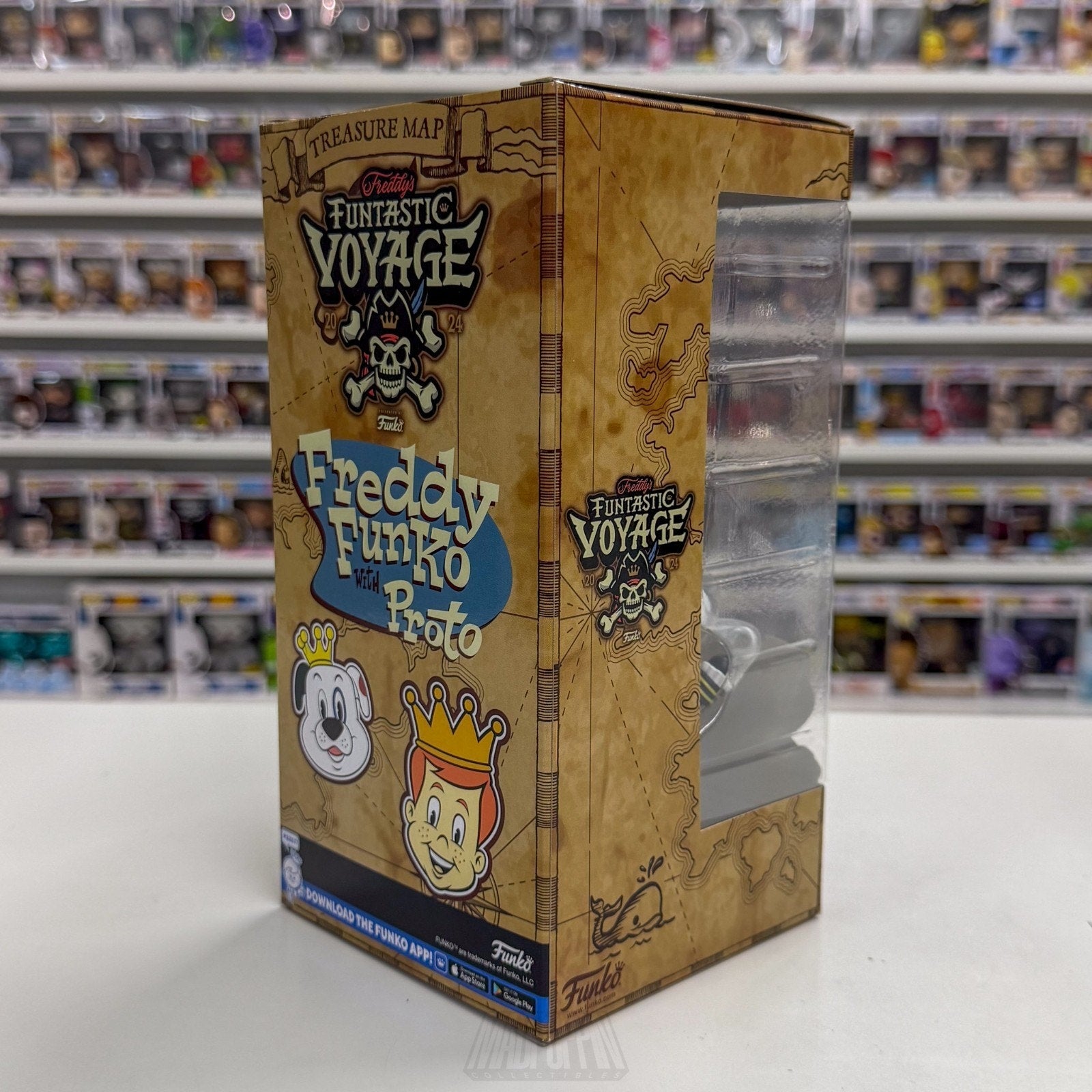 Funko Wacky Wobbler Fundays Funtastic Voyage Freddy Proto Bobblehead Toy Figure