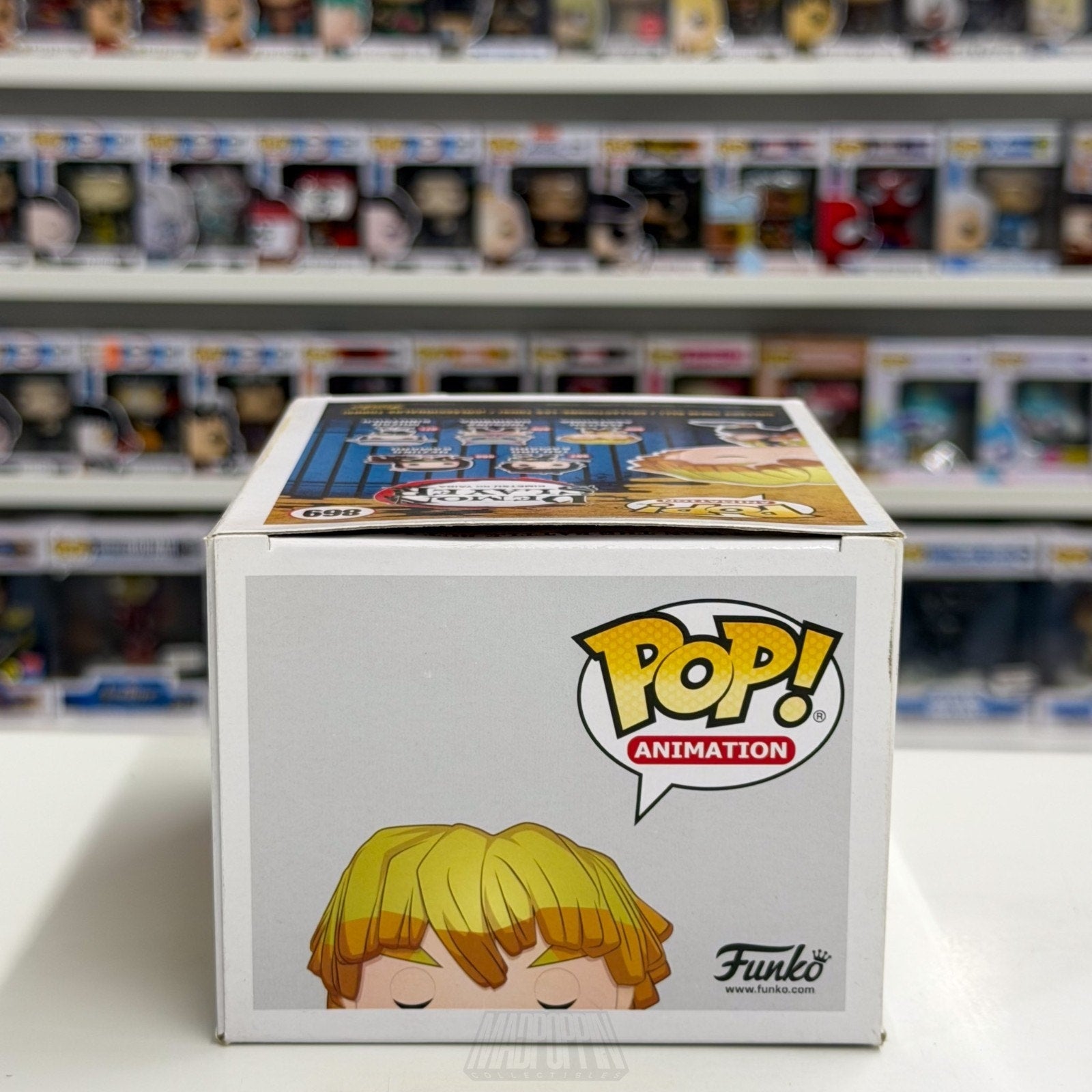 Funko Pop Anime Demon Slayer Zenitsu Agatsuma 869 Japan Manga Toy Vinyl Figure