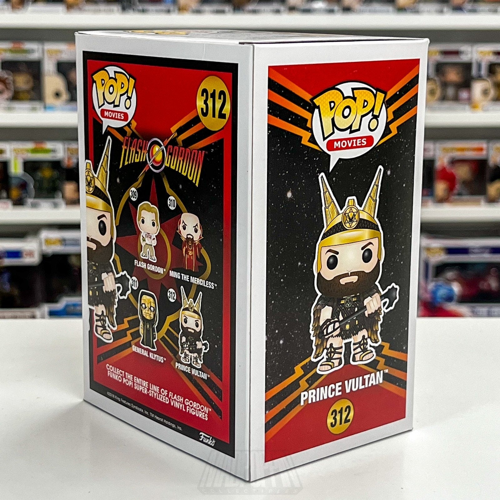 Funko Pop Movies Flash Gordon Prince Vultan 312 Space Opera Toy Vinyl Figure