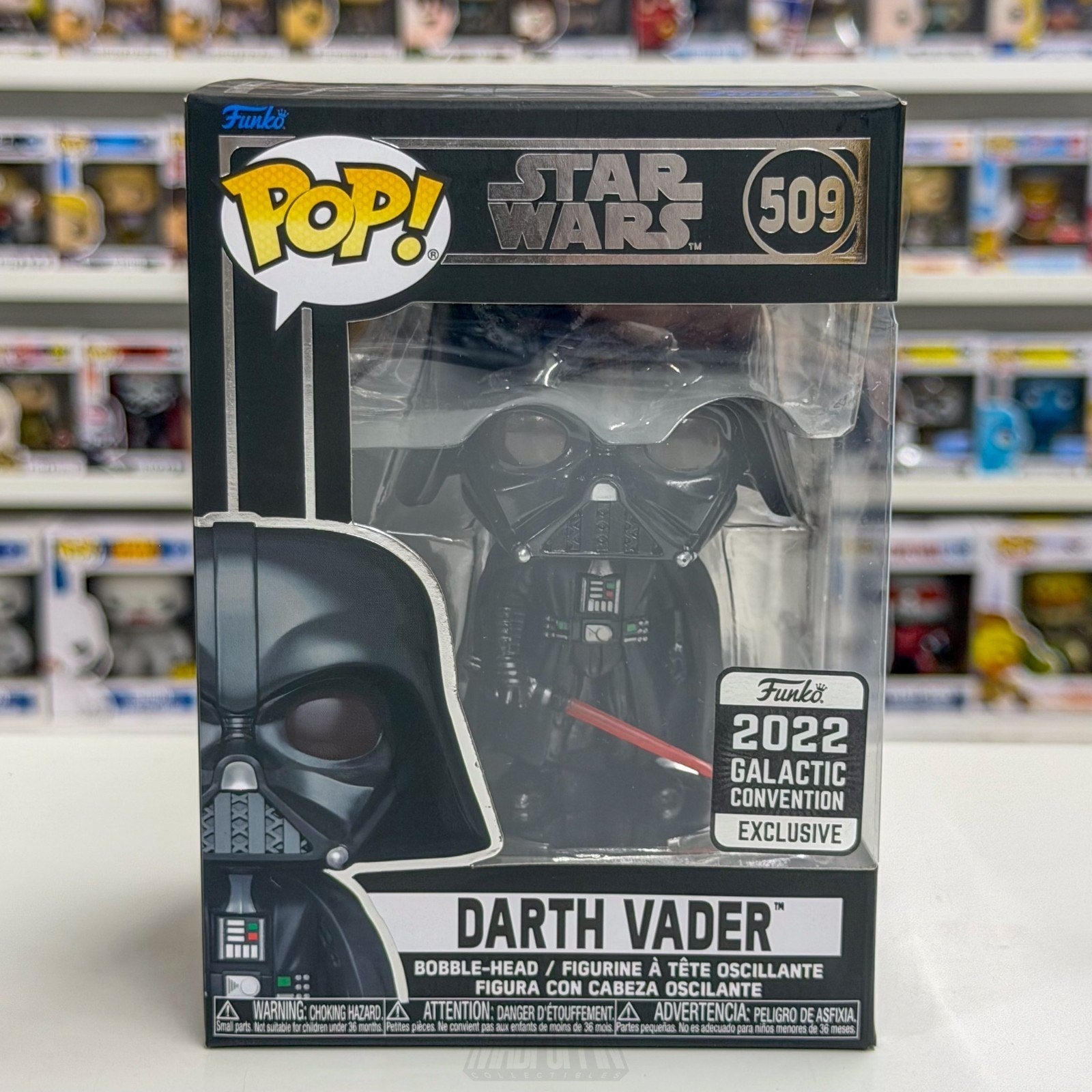 Funko Pop Star Wars Darth Vader Celebration Galactic Con 509 Sith Vinyl Figure