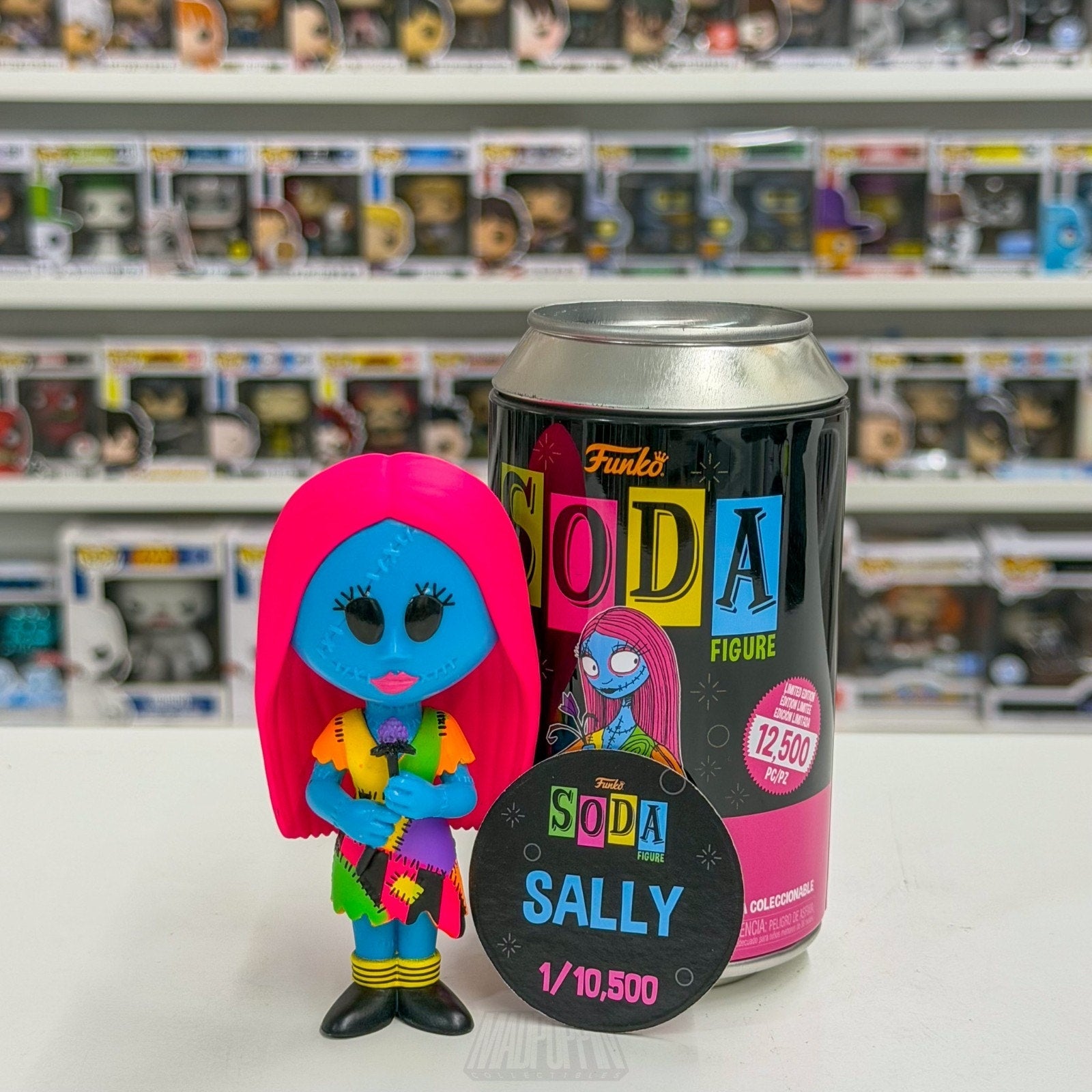 Funko Soda Disney Nightmare Before Christmas Sally Blacklight Toy Vinyl Figure