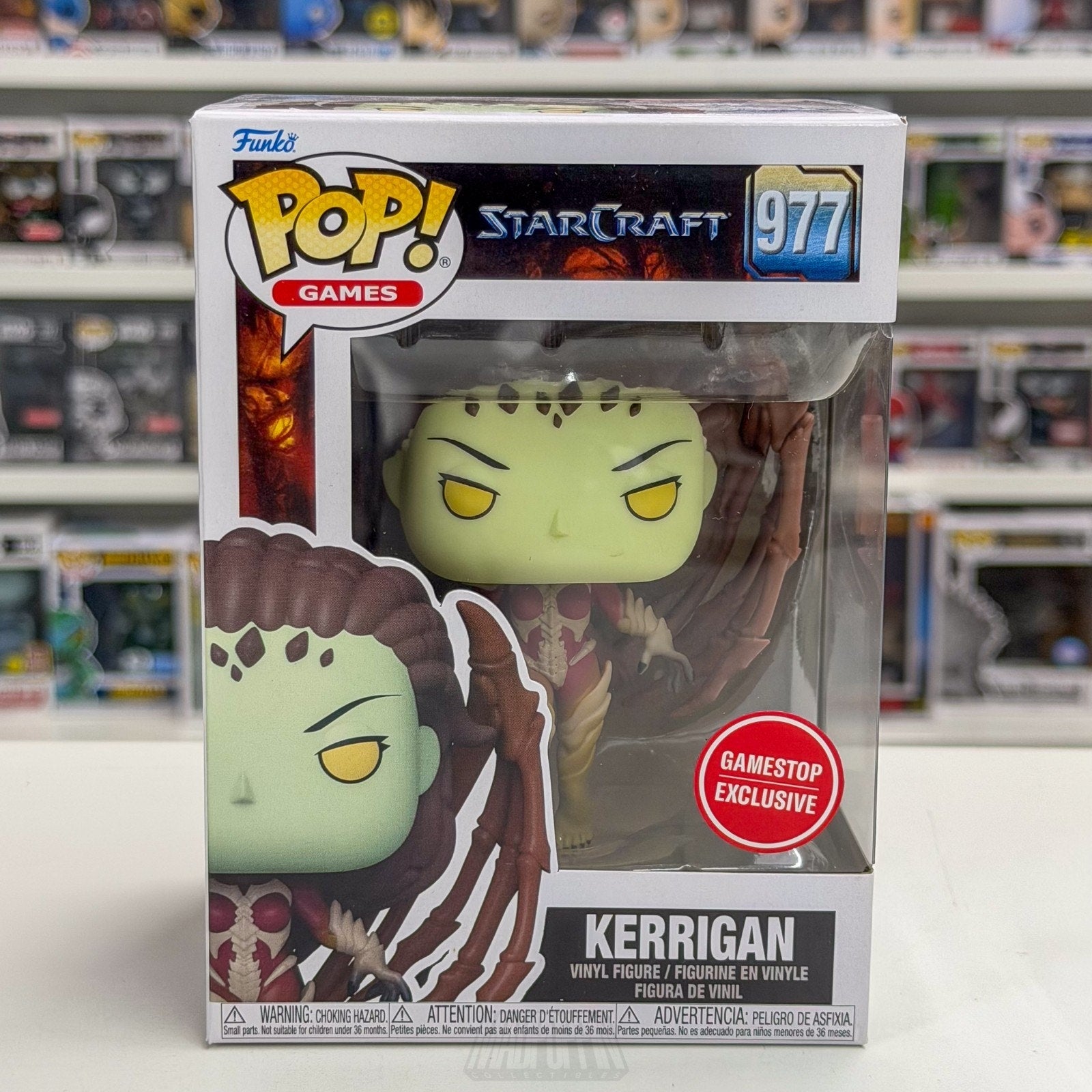 Funko Pop Video Games Starcraft Kerrigan GameStop 977 Blizzard Toy Vinyl Figure