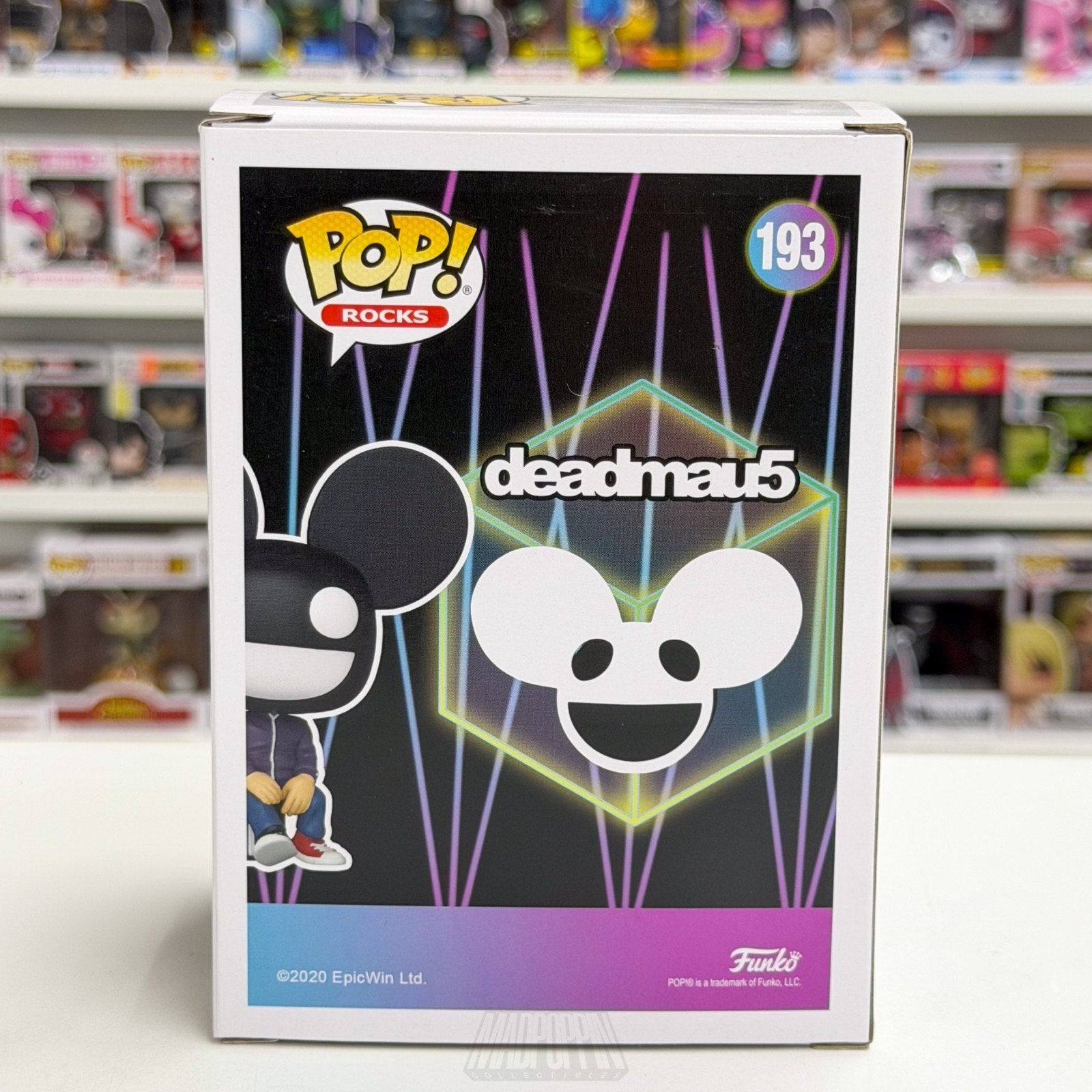 Funko Pop Rocks Deadmau5 193 Canadian EDM Electronic Music DJ Toy Vinyl Figure