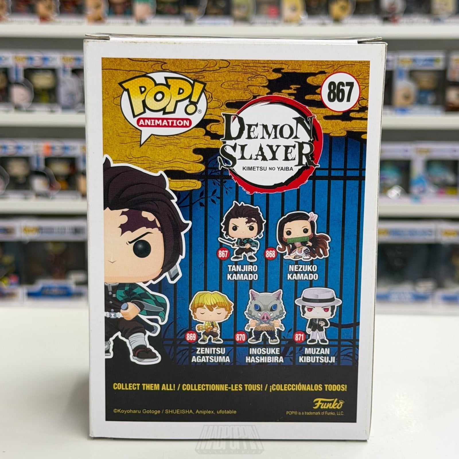 Funko Pop Anime Demon Slayer Tanjiro Kamado 867 Japanese Manga Toy Vinyl Figure
