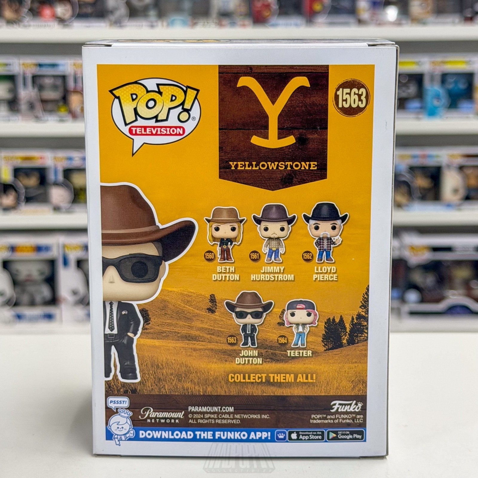 Funko Pop TV Yellowstone John Dutton 1563 Neo Western Drama Show Vinyl Figure