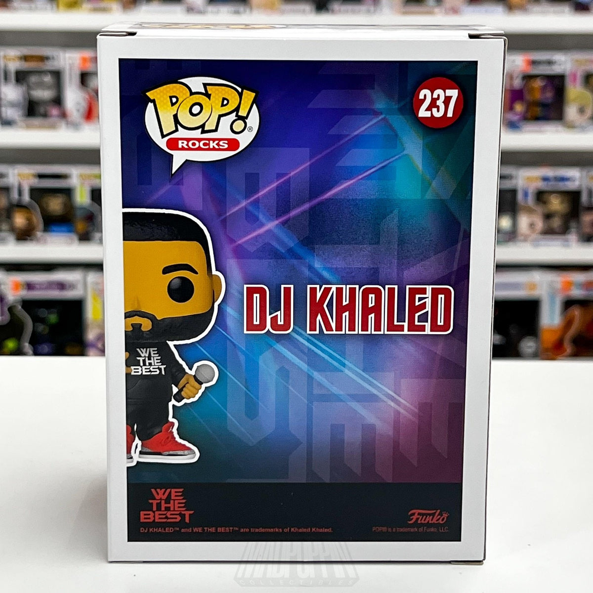 Funko Pop! Rocks DJ Khaled #237 Vinyl Figure We The Best 2021 Boxed Collectible