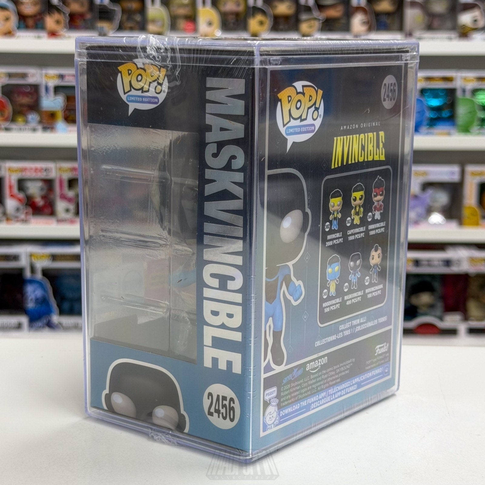 Funko Pop Invincible Maskvincible 2456 SDCC 2026 LE 400 Toy OFFICIAL CON STICKER