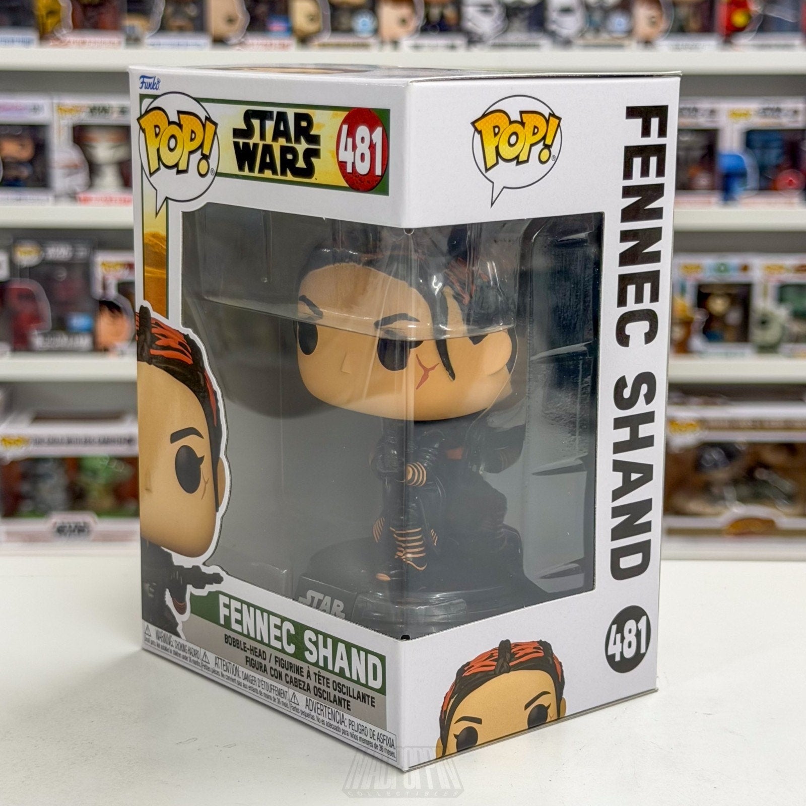 Funko Pop Star Wars Book of Boba Fett Fennec Shand 481 Mercenary Vinyl Figure