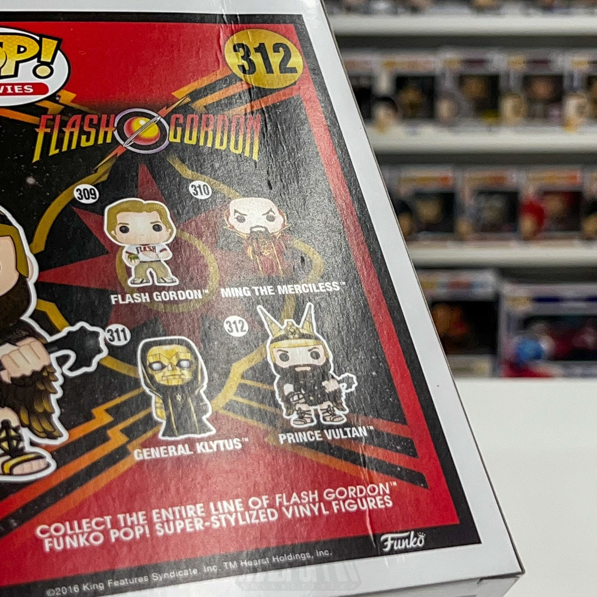 Funko Pop Movies Flash Gordon Prince Vultan 312 Space Opera Toy Vinyl Figure