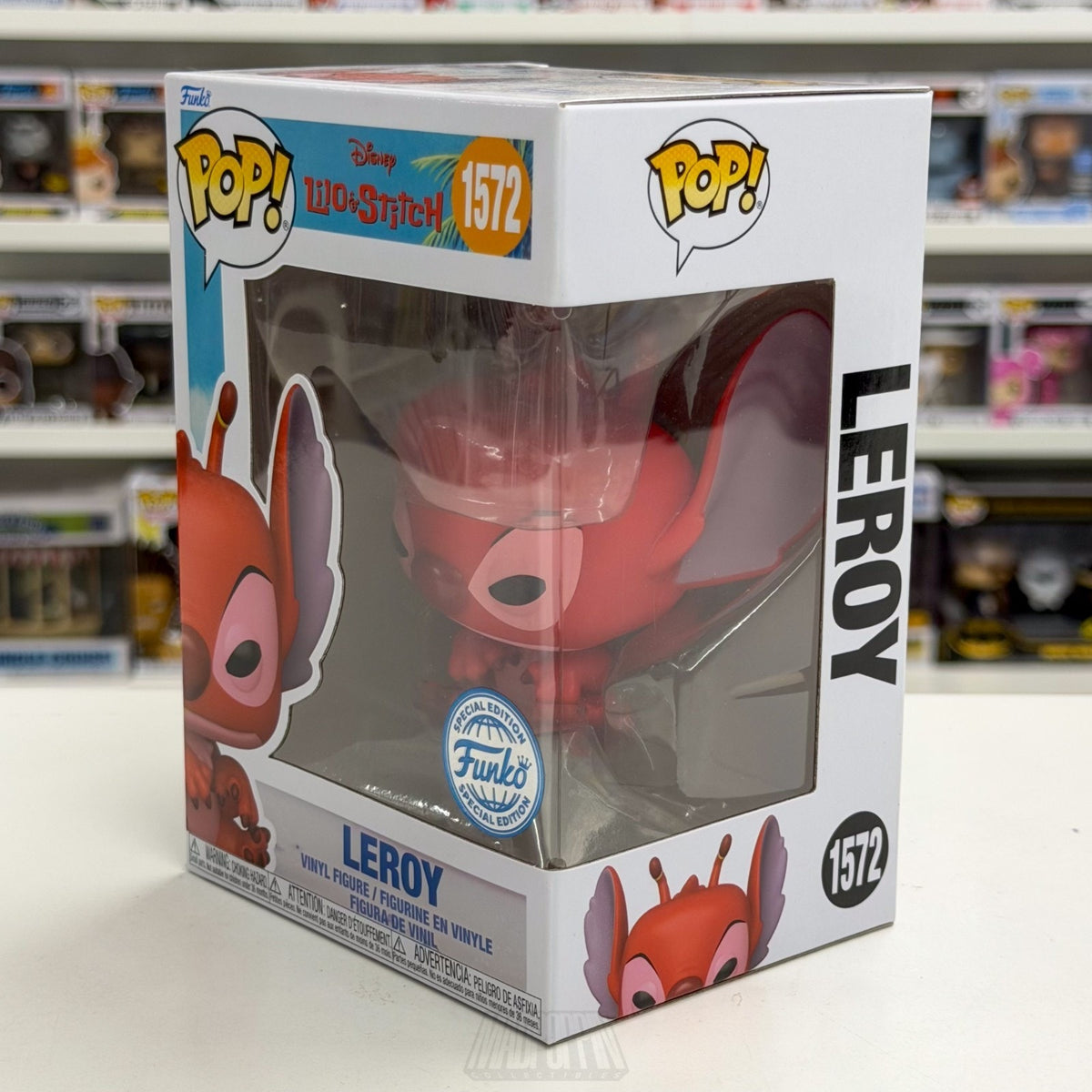 Funko Pop Disney Lilo Stitch Leroy Special Edition 1572 Evil Alien Vinyl Figure