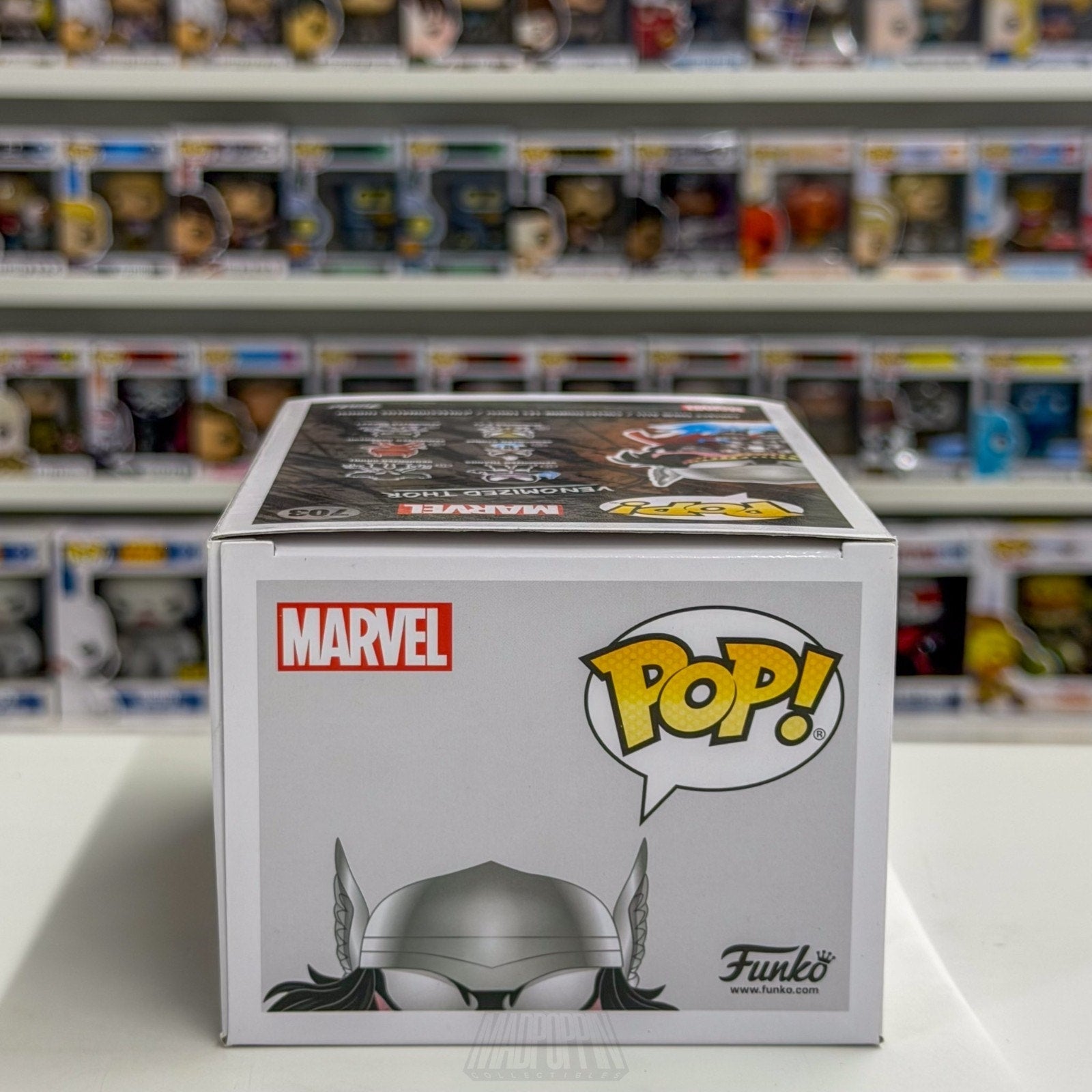 Funko Pop Marvel Venomized Thor Chalice Collectibles 703 Symbiote Vinyl Figure