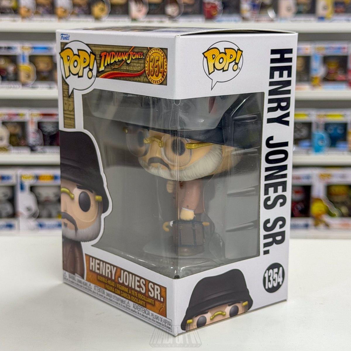 Funko Pop Movies Indiana Jones Professor Henry Sr 1354 Scottish Toy Vinyl Figure