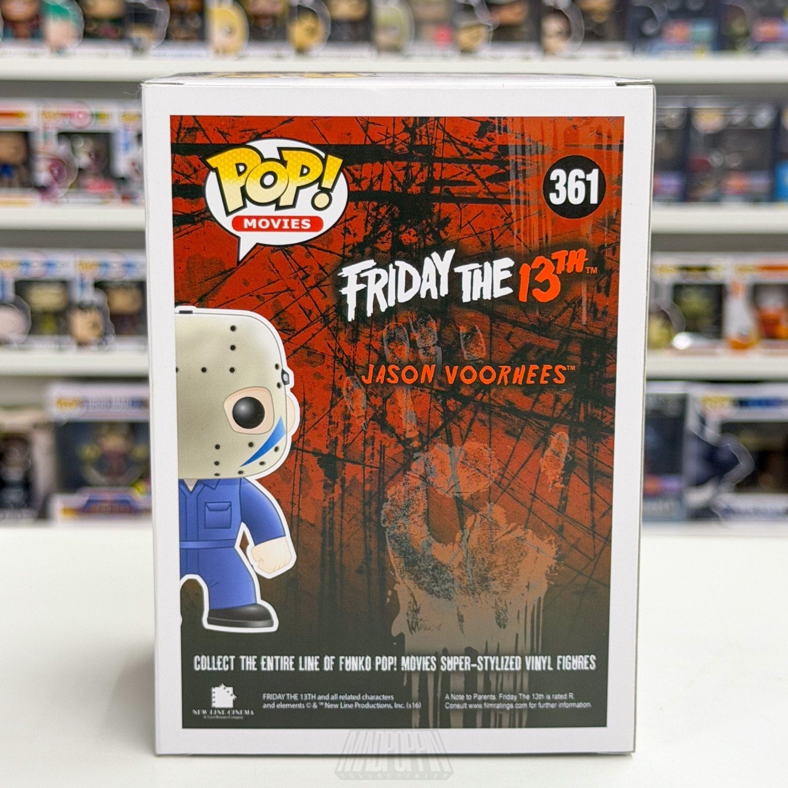 Funko Pop Movies Friday 13th Jason Voorhees Part V Blue Hot Topic 361 Toy Figure