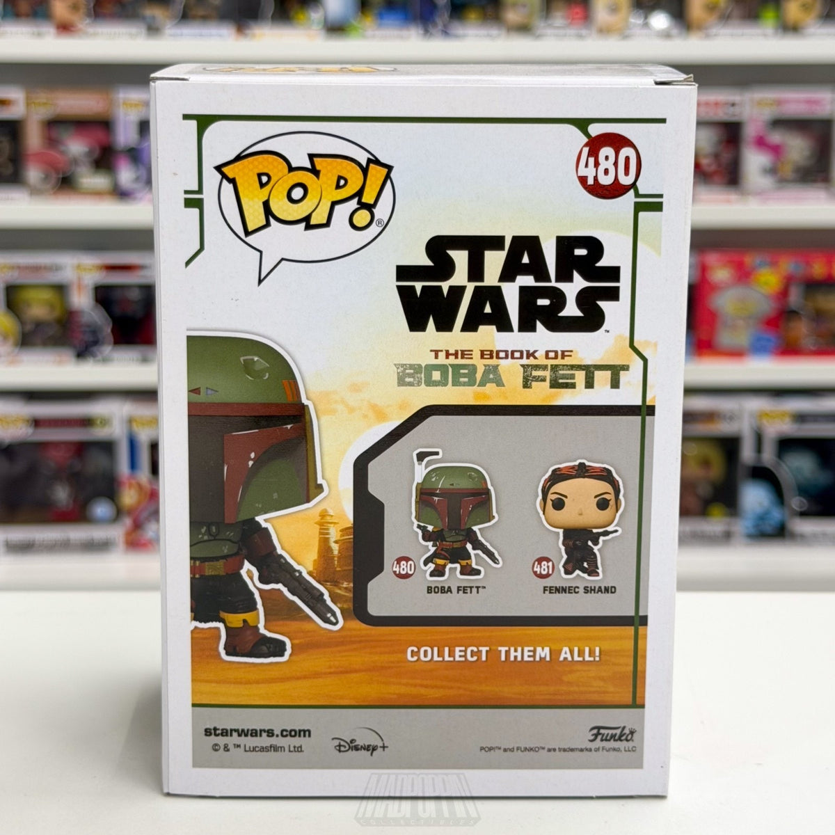 Funko Pop Star Wars Book of Boba Fett 480 Disney+ Bounty Hunter Toy Vinyl Figure