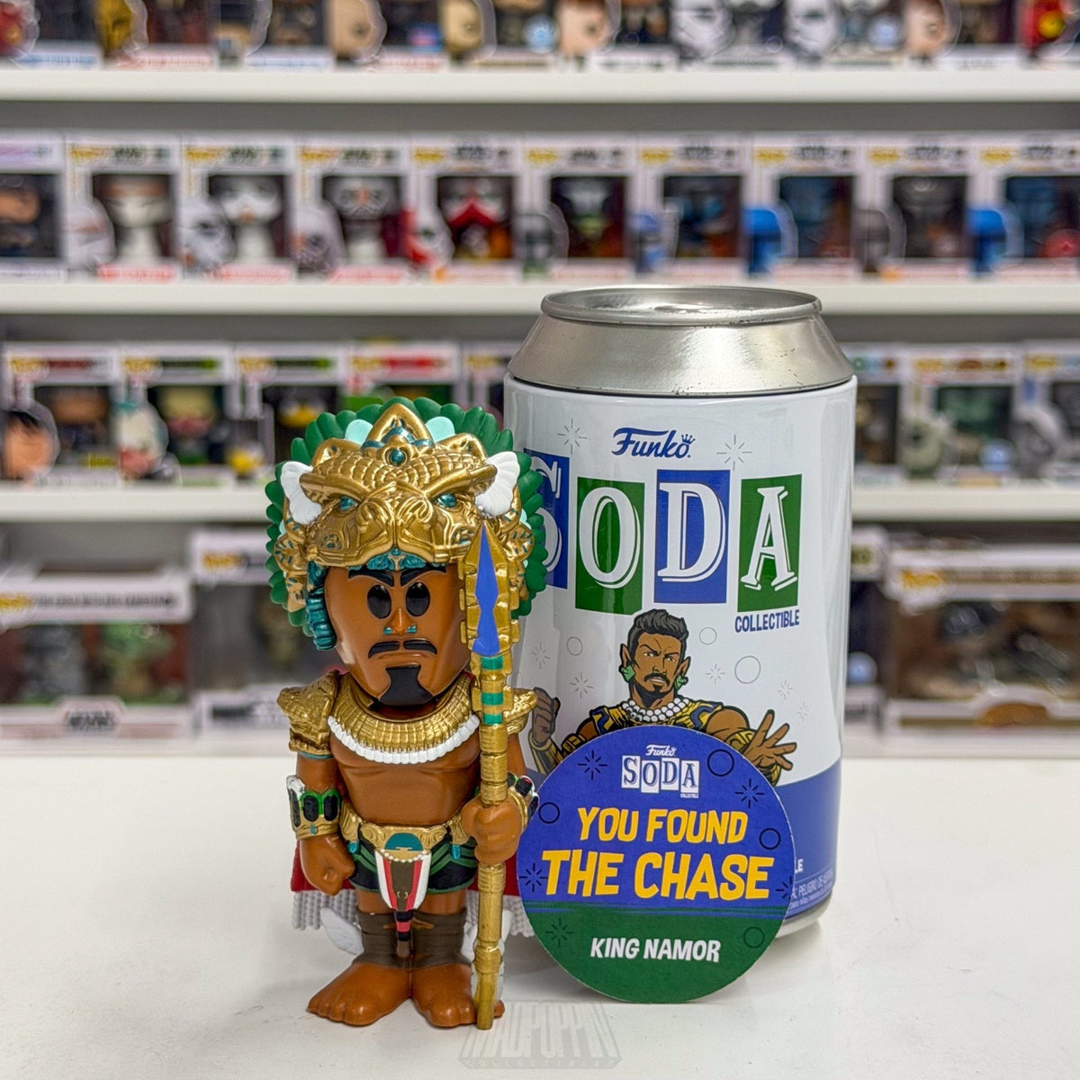 Funko Soda Marvel King Namor Chase Black Panther Wakanda Forever Vinyl Figure