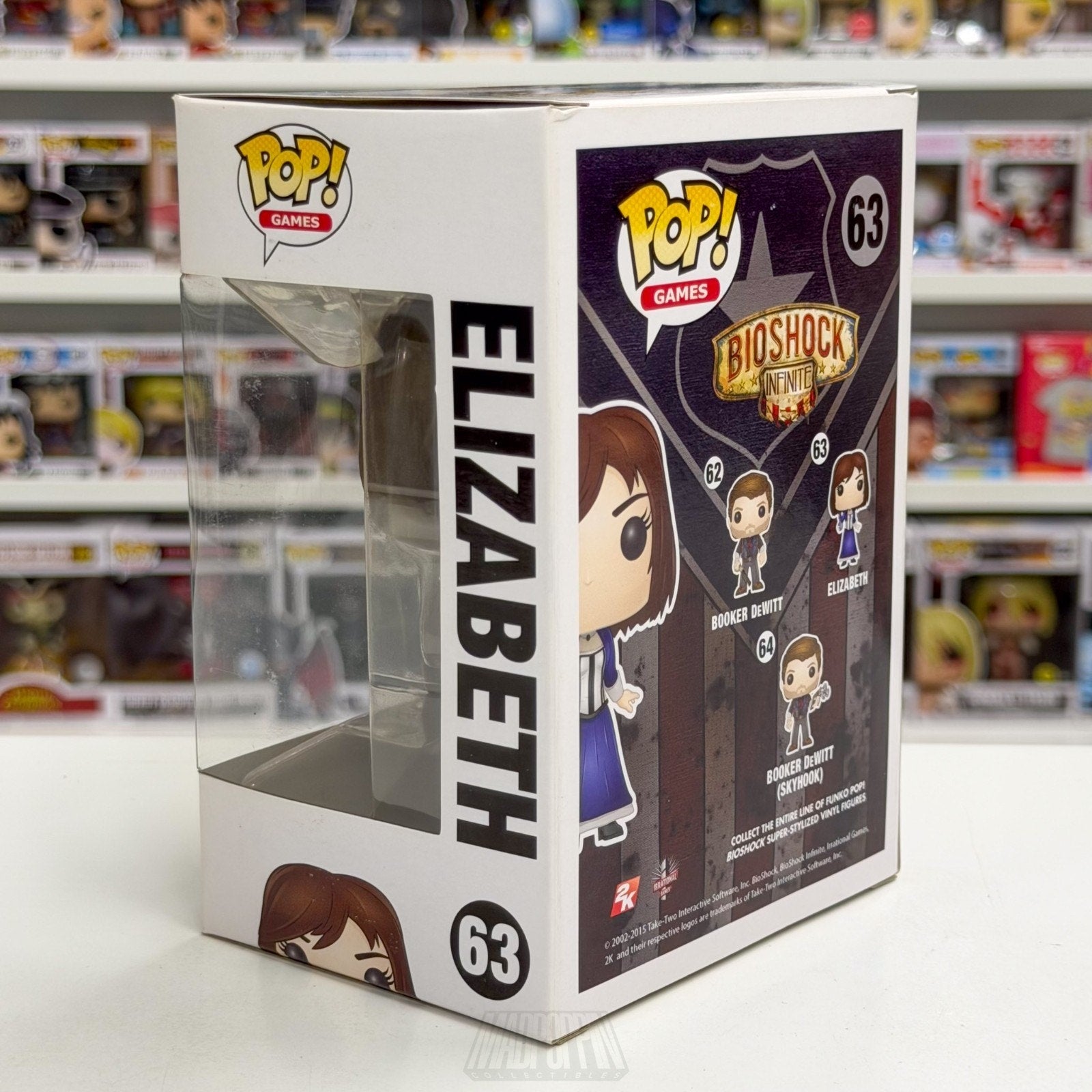 Funko Pop Games Bioshock Infinite Elizabeth 63 Steampunk FPS Toy Vinyl Figure