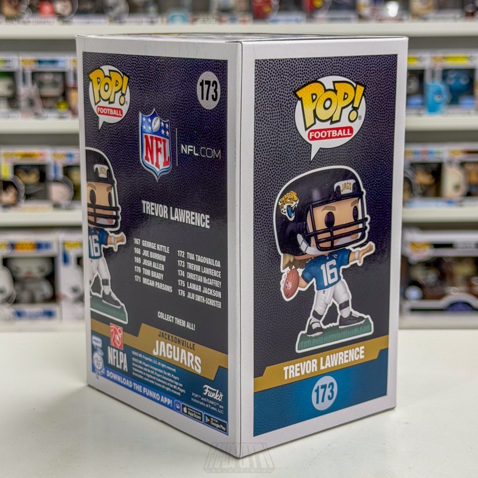Funko Pop NFL Football Jacksonville Jaguars Trevor Lawrence 173 QB Vinyl Figure