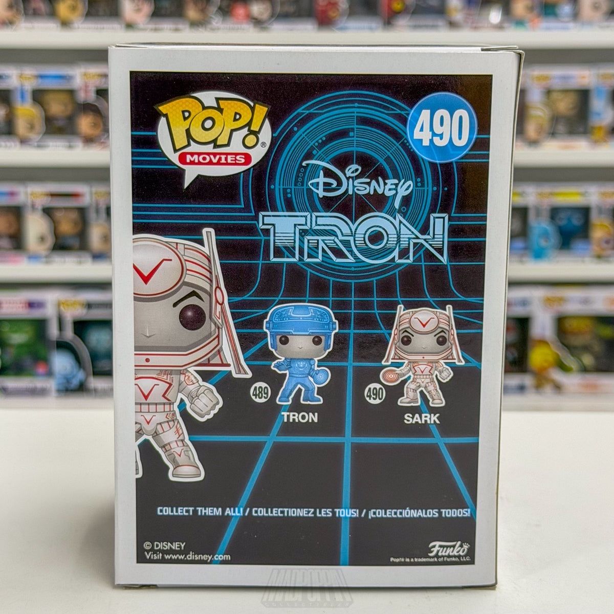 Funko Pop Movies Disney Tron Sark Glow in the Dark 490 Sci-Fi Game Vinyl Figure