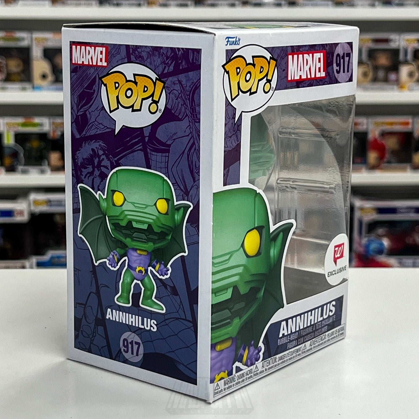 Funko Pop Marvel Annihilus Walgreens Exclusive 917 Supervillain Toy Vinyl Figure