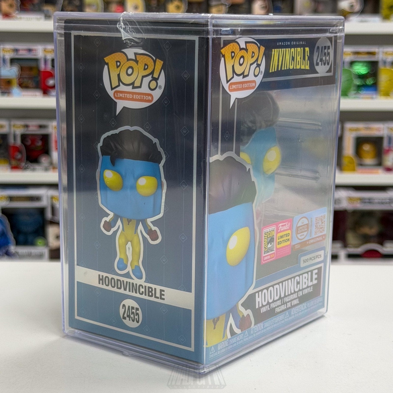 Funko Pop Invincible Hoodvincible 2455 SDCC 2026 LE 500 Official Toy CON STICKER