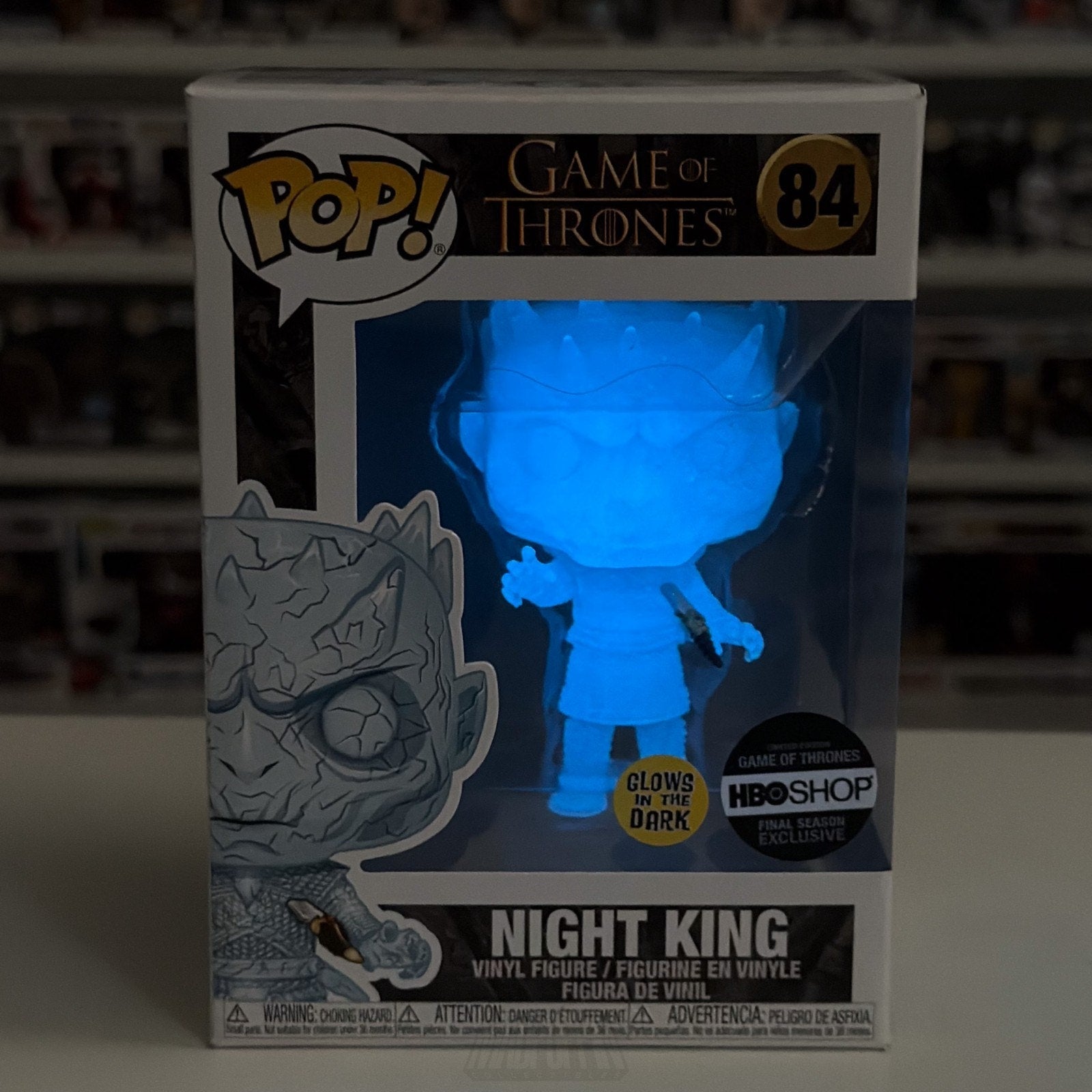 Funko Pop TV HBO Game of Thrones Night King Crystal Glow 84 Fantasy Vinyl Figure