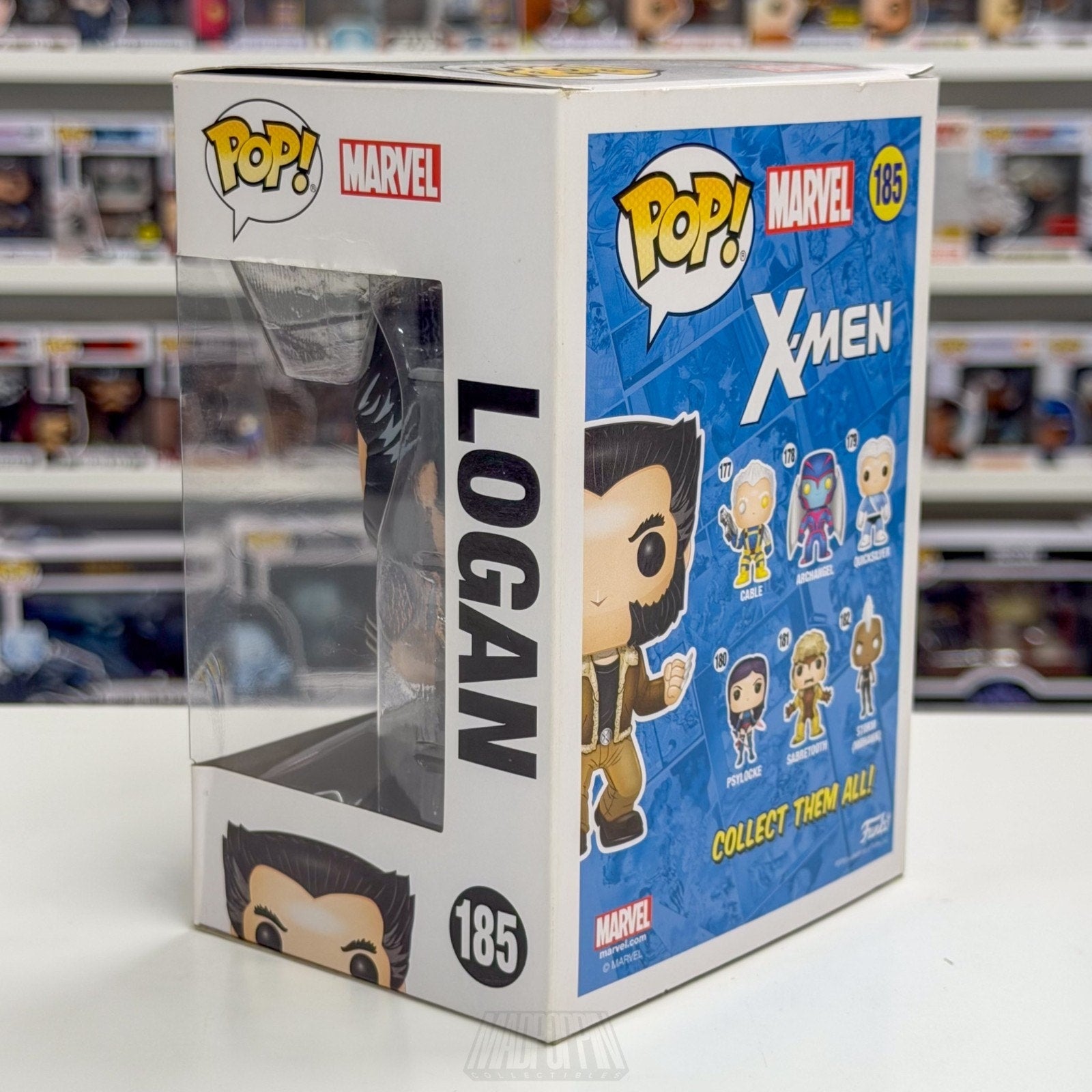 Funko Pop Marvel X-Men Logan Wolverine Jacket 185 Mutant Adamantium Vinyl Figure