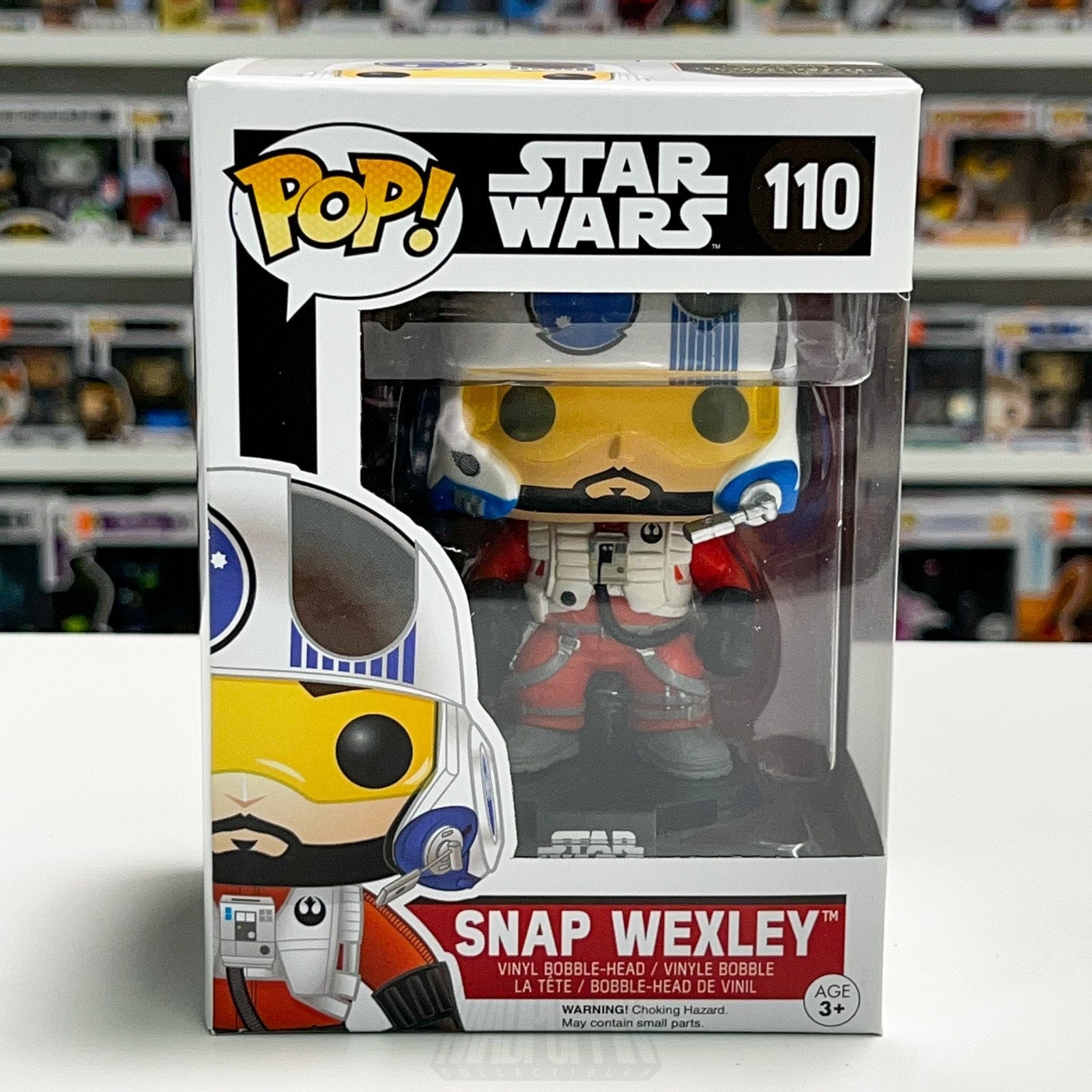 Funko Pop Star Wars Temmin Snap Wexley 110 Force Awakens Episode 7 Pilot Figure