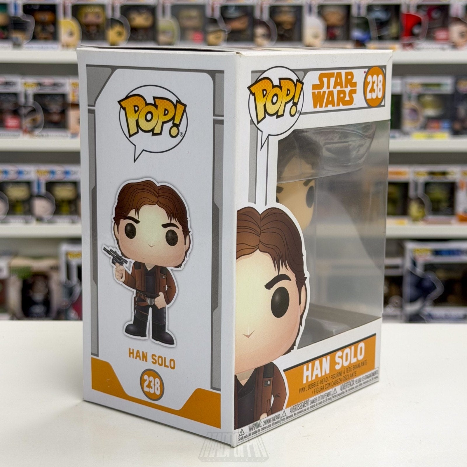 Funko Pop Star Wars Han Solo 238 Origin Story Pilot Smuggler Toy Vinyl Figure