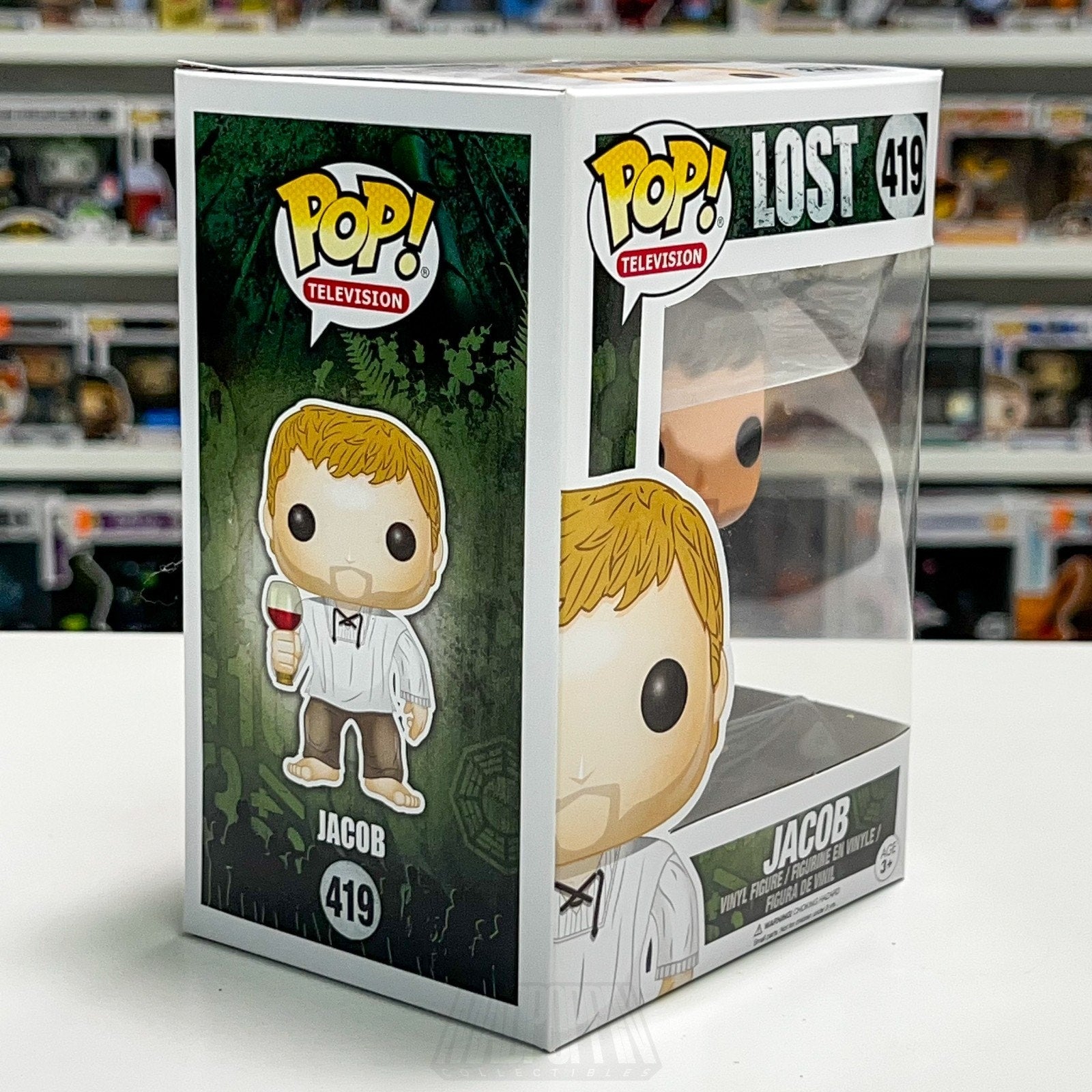 Funko Pop Television Lost Jacob 419 Vinyl Figure Science Fiction Adventure Drama