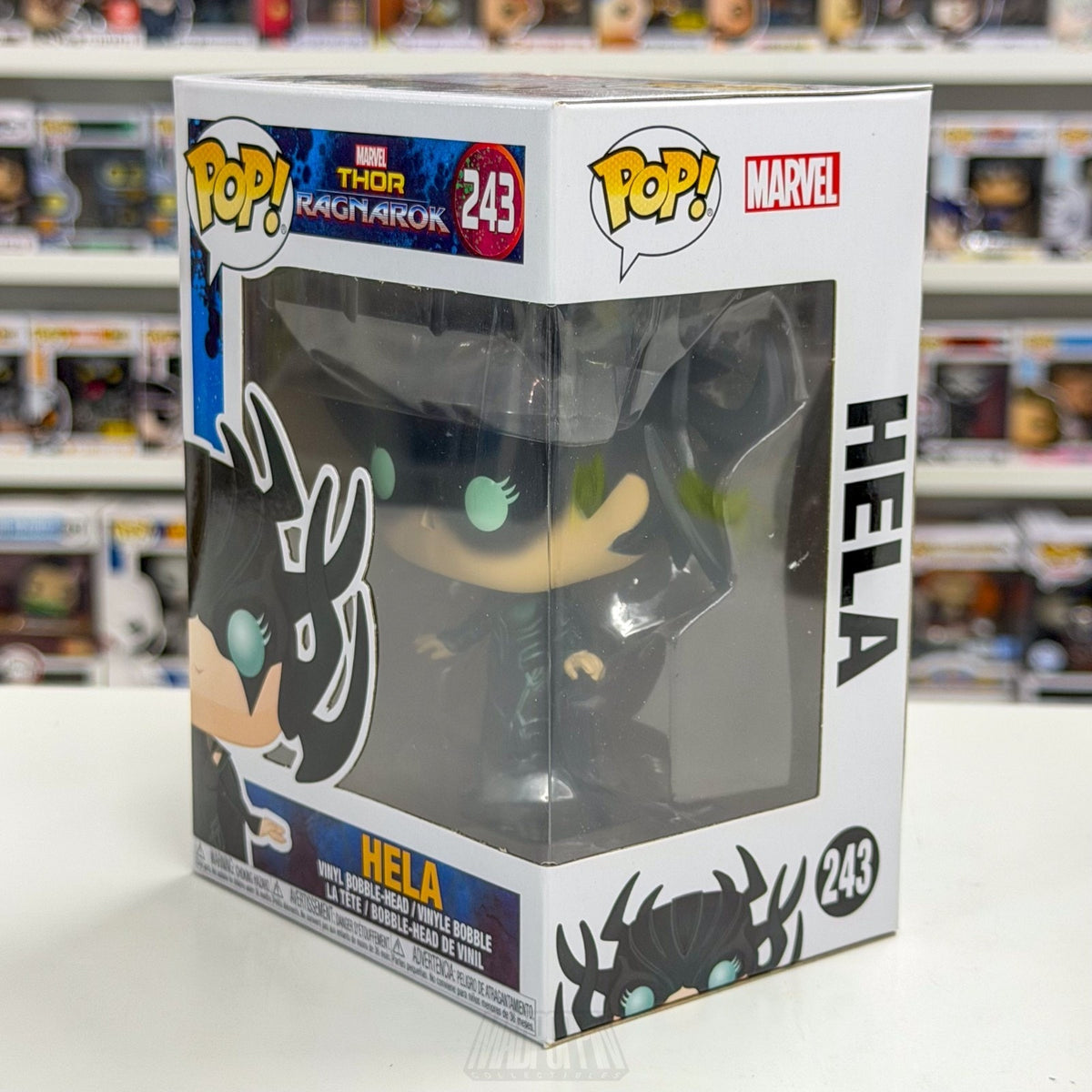 Funko Pop Marvel Thor Ragnarok Hela 243 Asgard Goddess of Death Toy Vinyl Figure