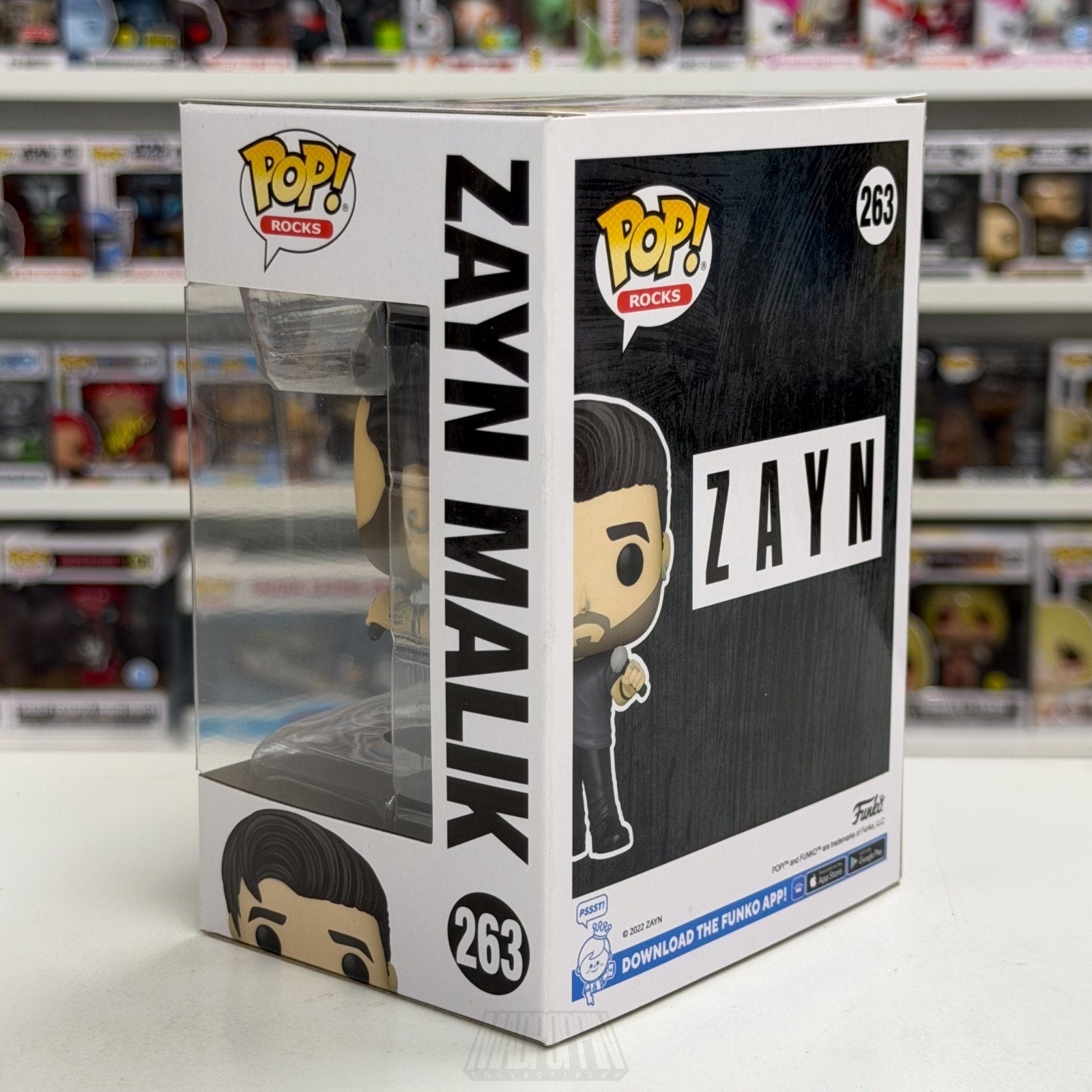 Funko Pop Rocks Zayn Malik 263 Music Singer R&B One Direction Band Vinyl Figure