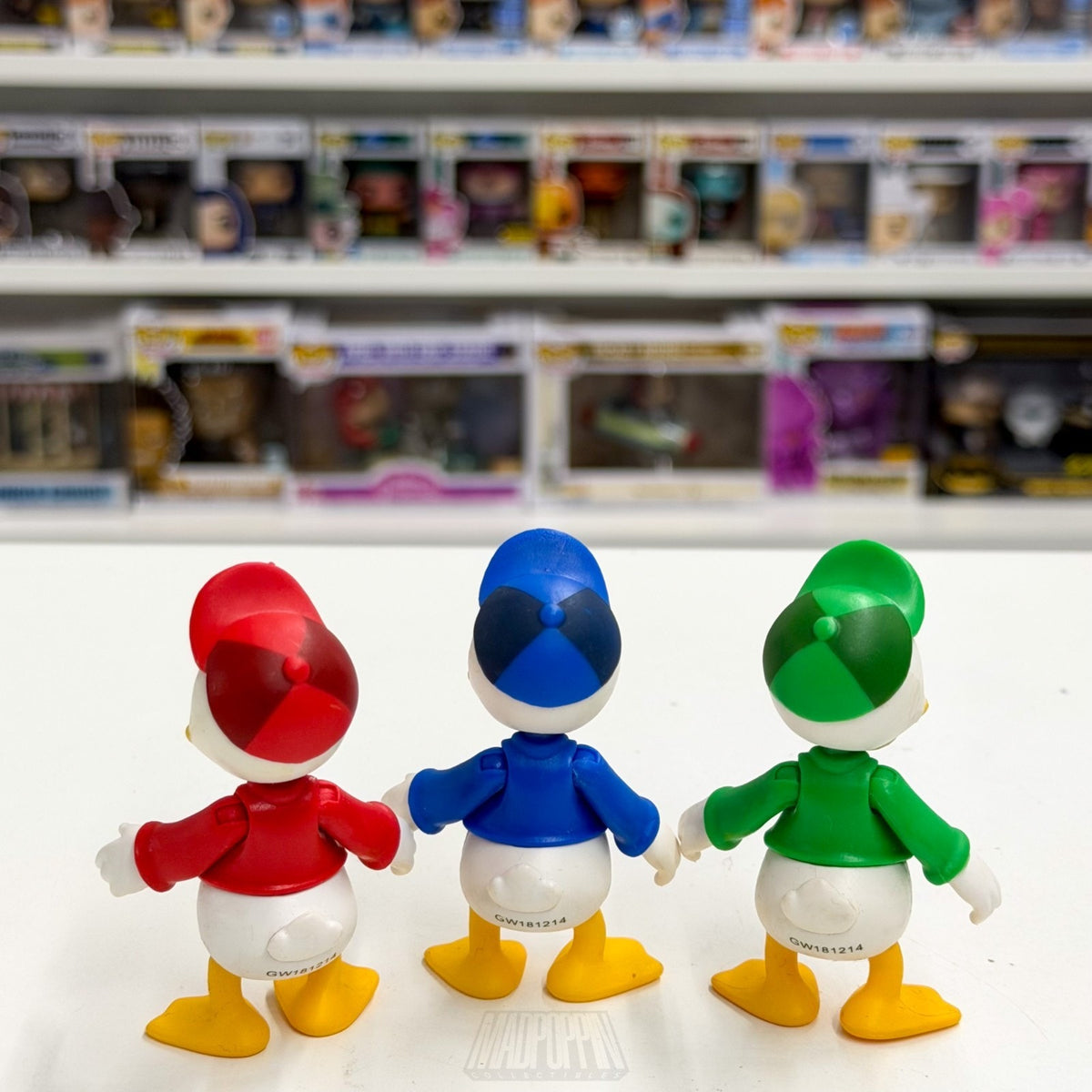Funko Disney Huey Dewey Louie Duck ECCC Spring Con Exclusive Vinyl Figure 3 Pack