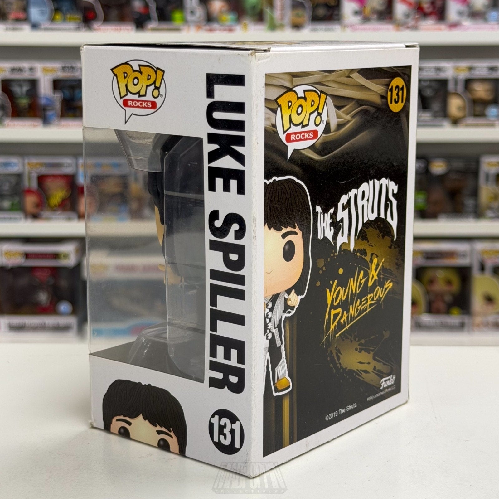 Funko Pop Rocks The Struts Luke Spiller 131 Music Band Glam Toy Vinyl Figure