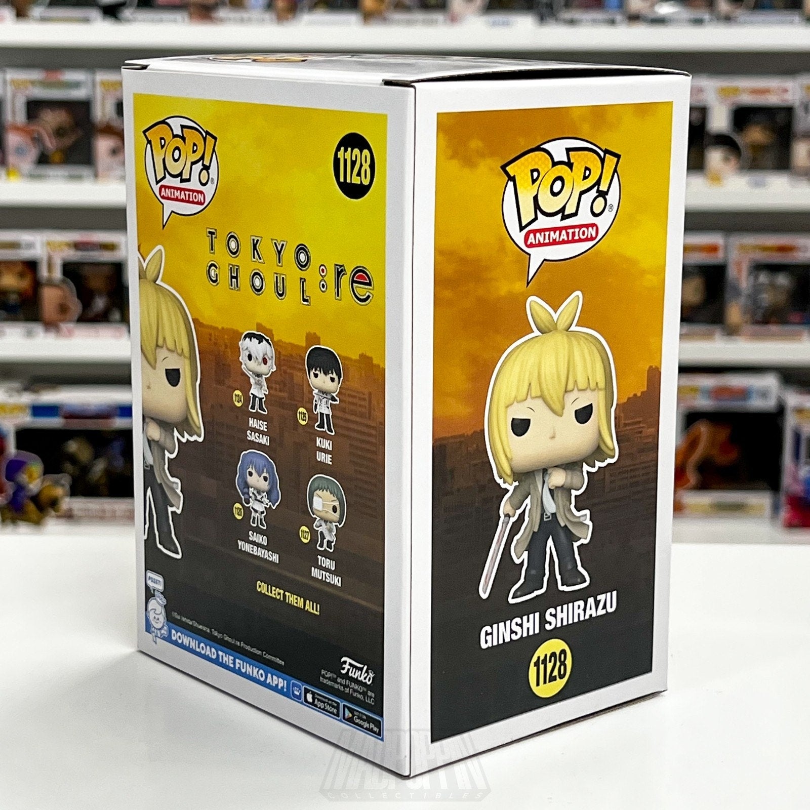 Funko Pop Anime Tokyo Ghoul Re Ginshi Shirazu Specialty Series 1128 Toy Figure