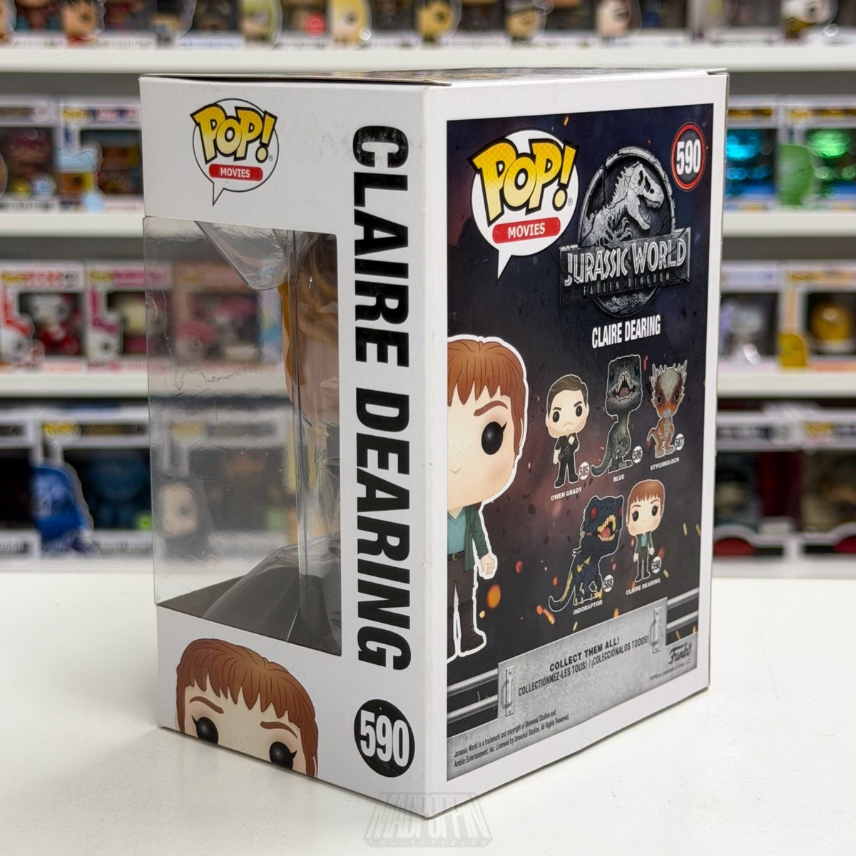 Funko Pop Movies Jurassic World Fallen Kingdom Claire Dearing 590 Vinyl Figure