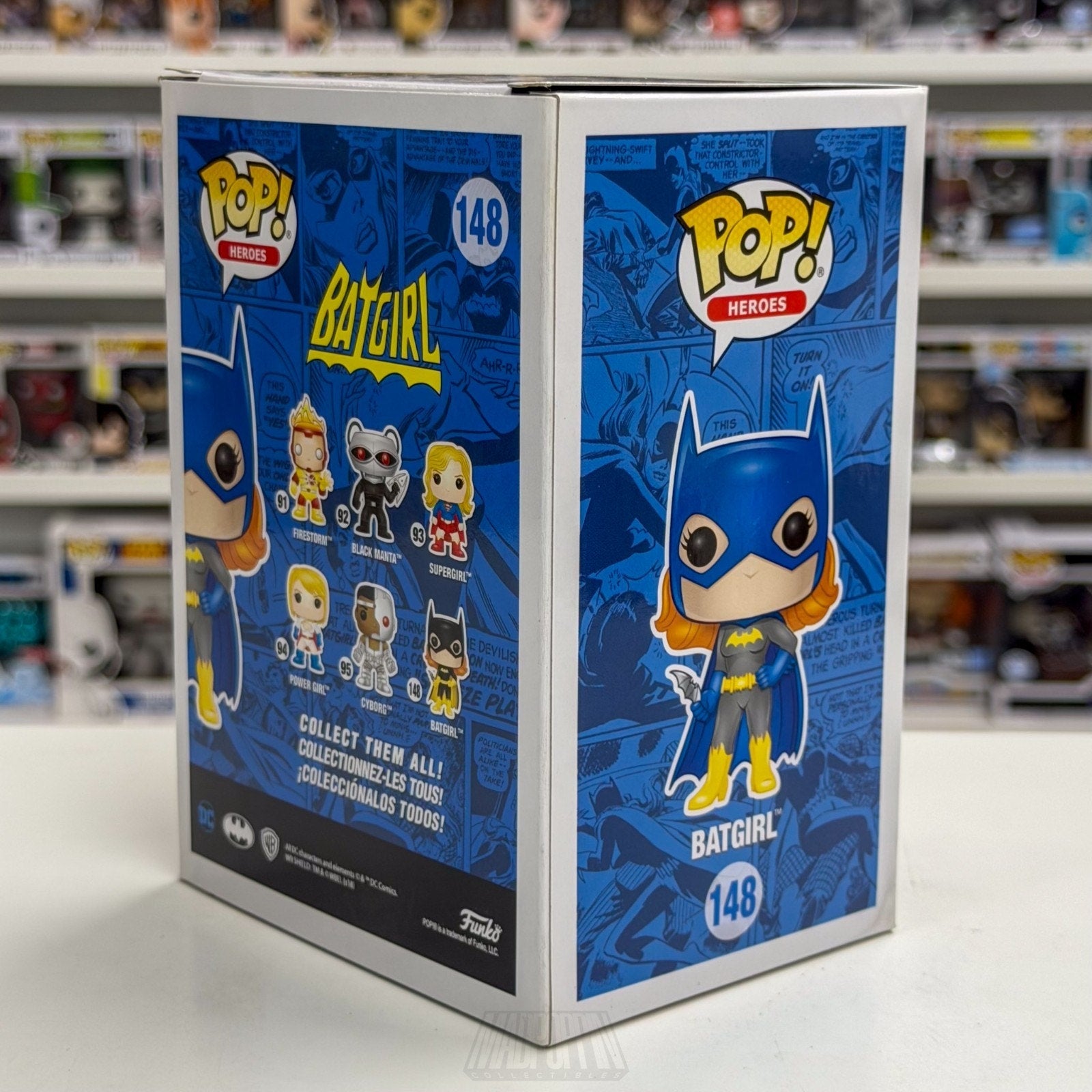 Funko Pop DC Super Heroes Batgirl Diamond Glitter Hot Topic 148 Toy Vinyl Figure