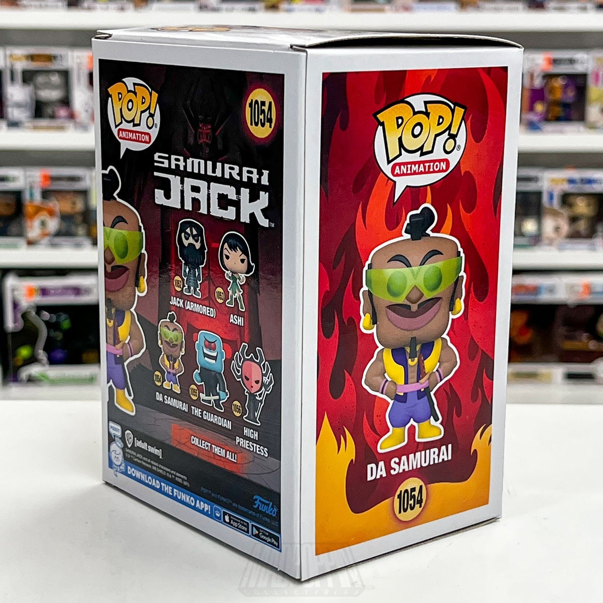 Funko Pop Animation Samurai Jack Da Samurai 1054 Vinyl Figure Cartoon Network