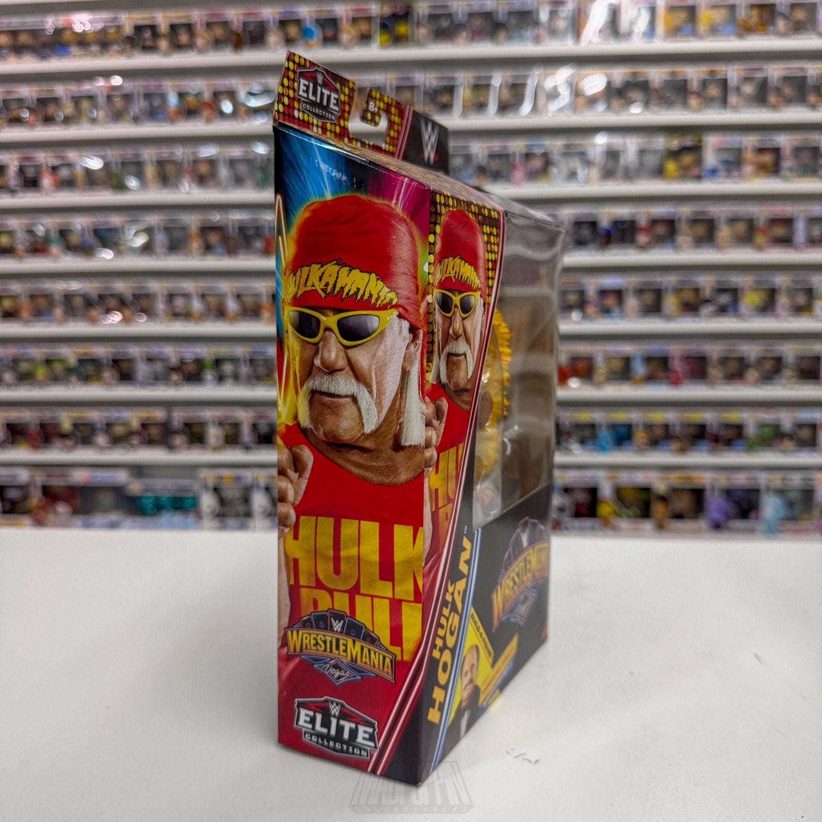 Mattel WWE Elite WrestleMania Vegas Hulk Hogan BAF Hulkamania Rules Yellow Boa