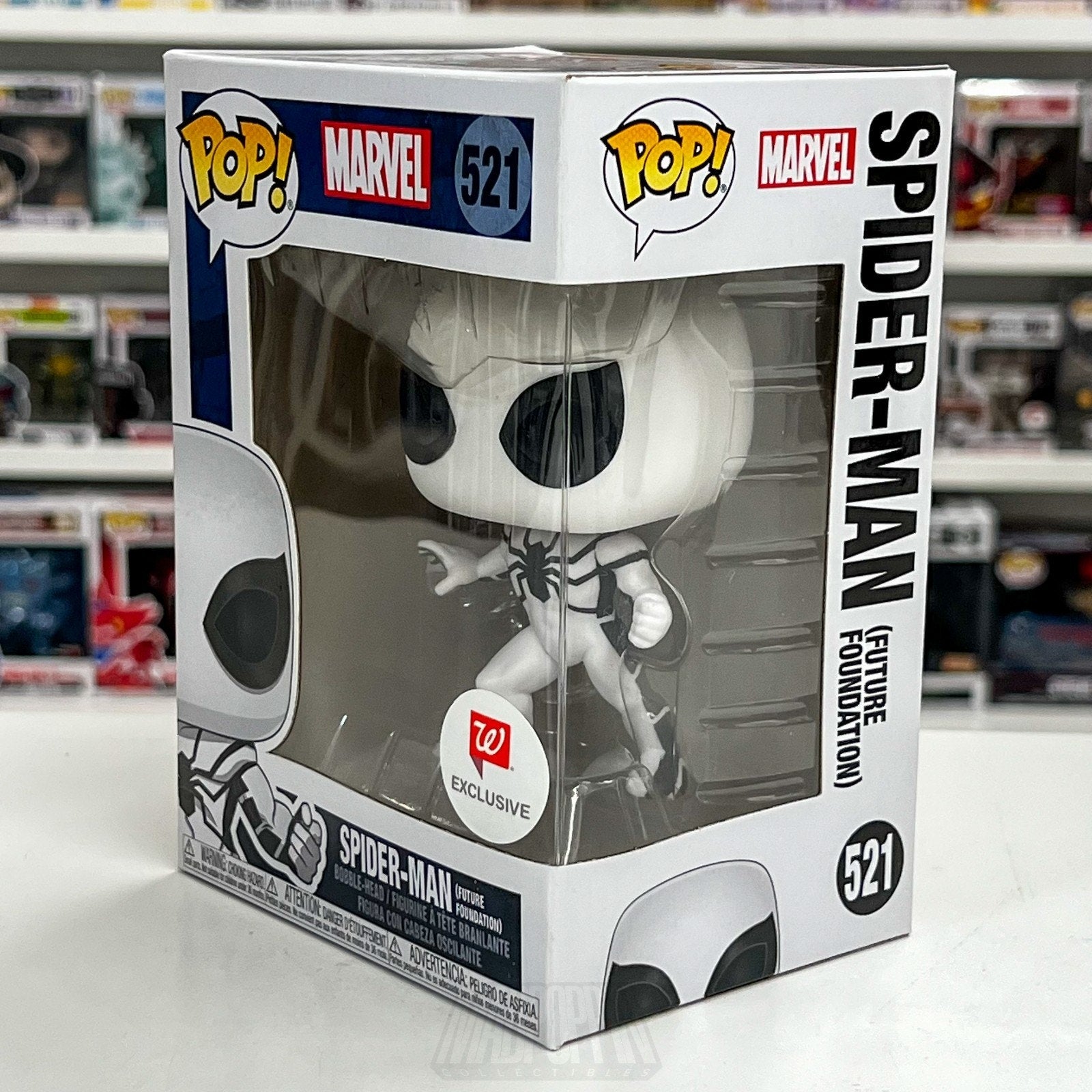 Funko Pop Marvel Spider-Man Future Foundation Walgreens 521 Toy Vinyl Figure