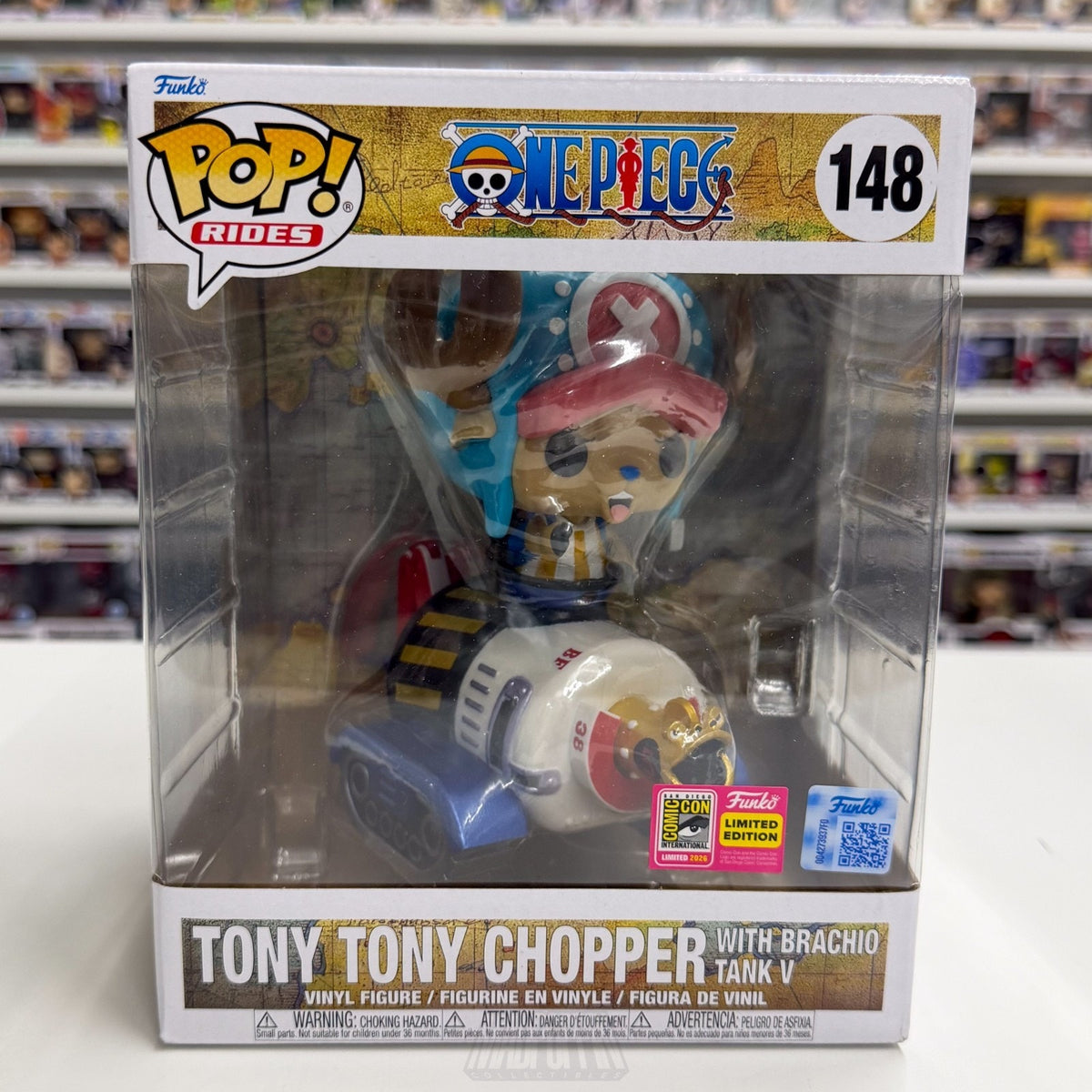 Funko Pop Anime One Piece Tony Chopper Brachio Tank V 148 SDCC 2026 OFFICIAL CON